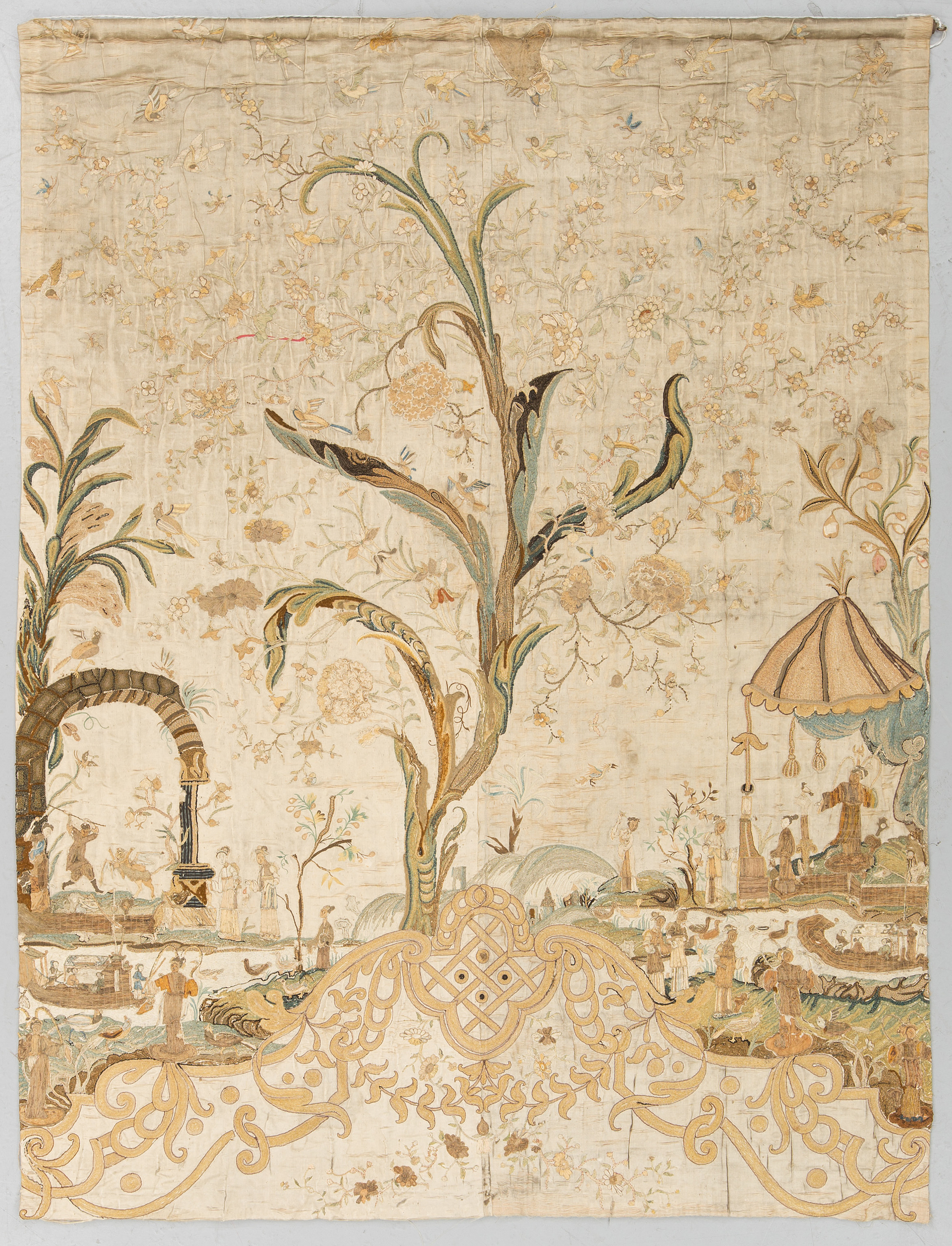 18Th Century Embroidery Patterns An Embroidery Franceengland 18th Century Ca 179 X 1345 Cm