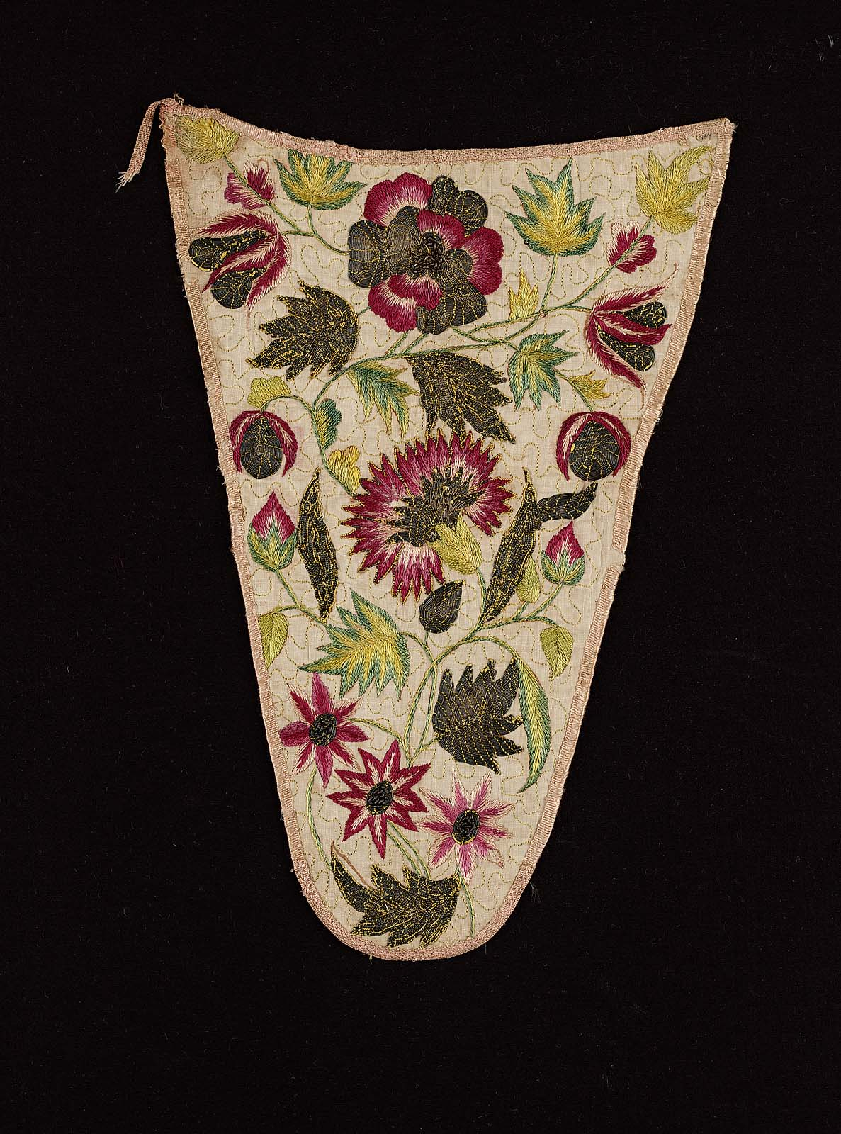 18Th Century Embroidery Patterns Embroidered Stomachers Of The Early 18th Century American Duchess