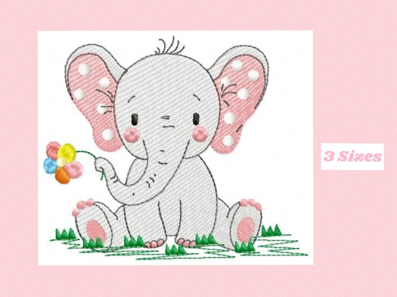 Animal Embroidery Patterns Elephant Embroidery Designs Animal Embroidery Design Machine Embroidery Pattern Ba Embroidery File Kid Embroidery Elephant Design