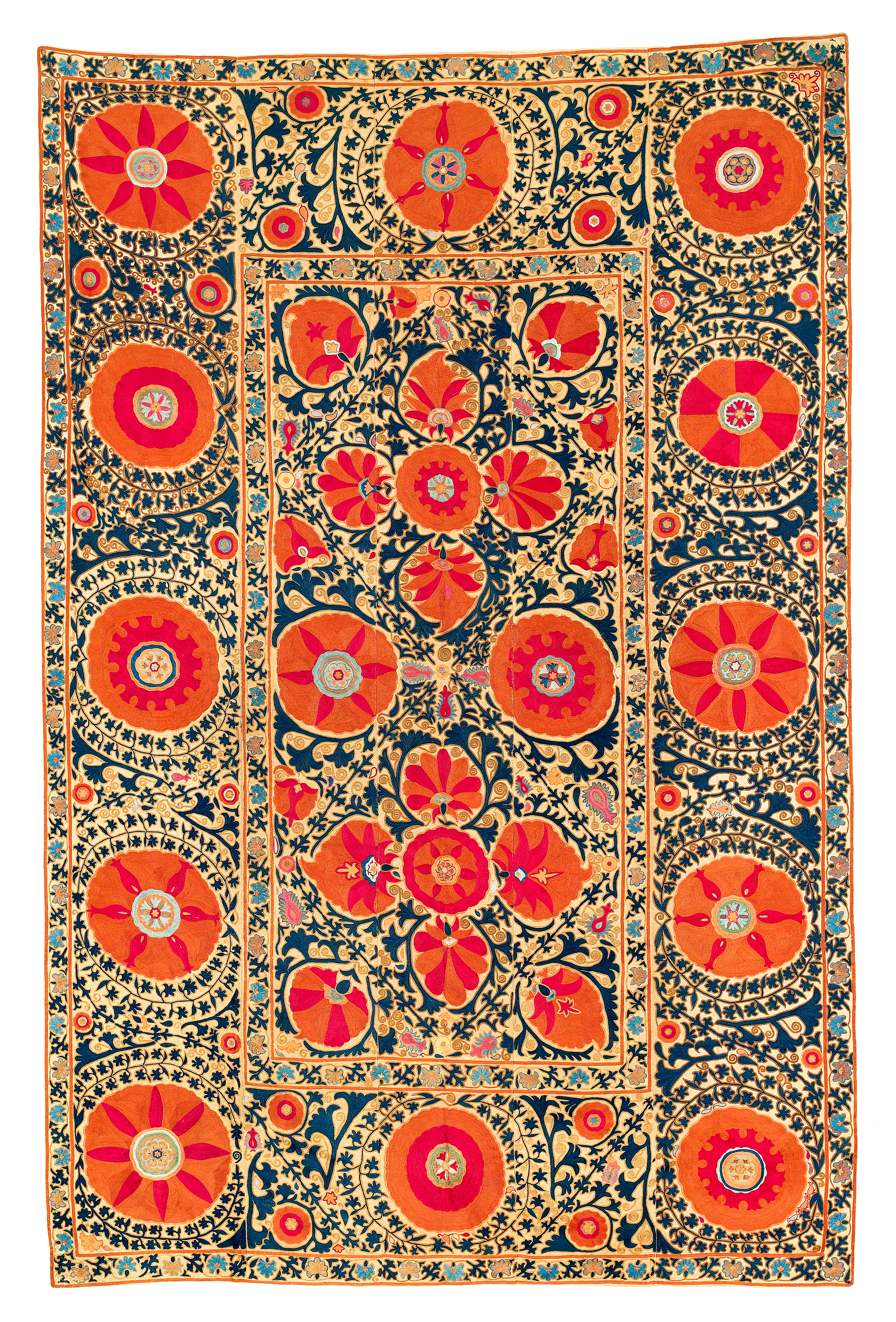 Asian Embroidery Patterns Suzani Textile Wikipedia