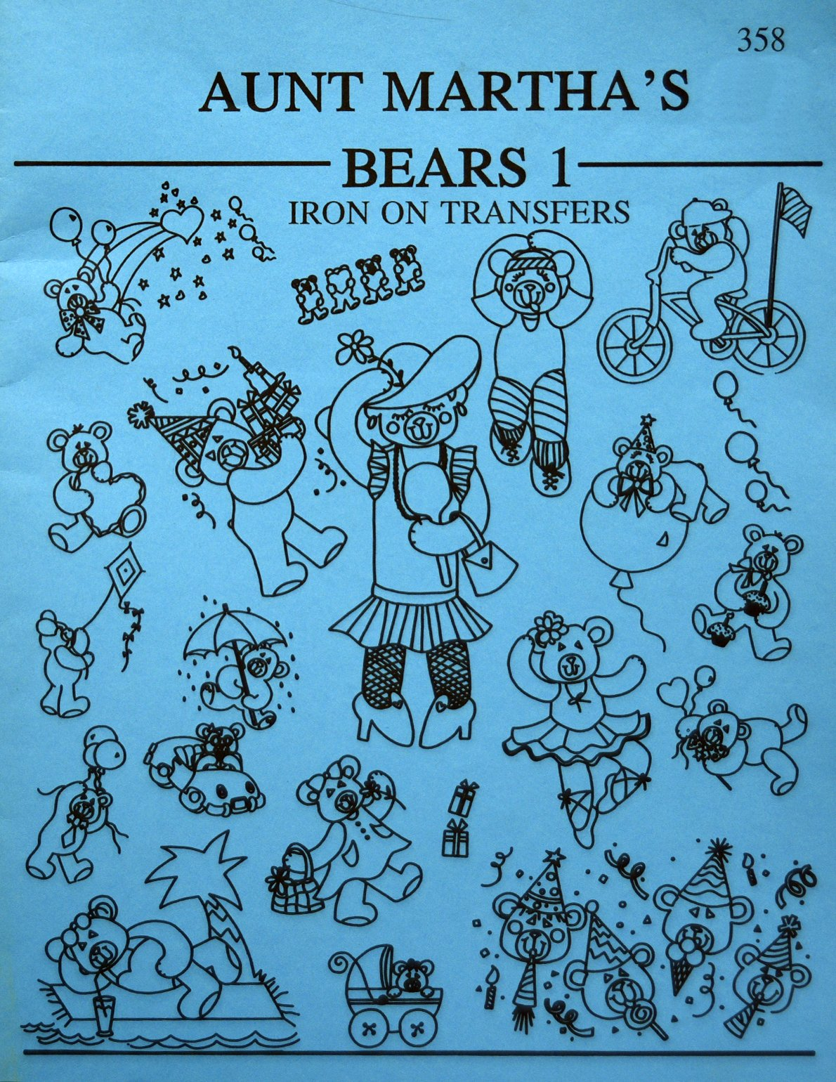 Aunt Martha Embroidery Patterns Aunt Marthas Bears 1