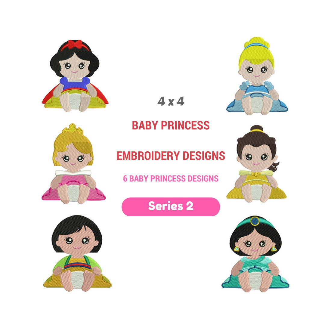 Baby Embroidery Patterns Ba Disney Embroidery Patterns Ba Disney Princess Downloads Ba Embroidery Design Cartoon Embroidery Designs