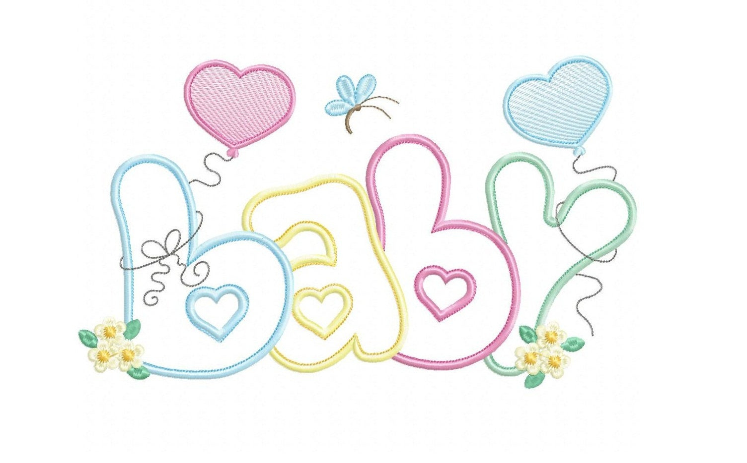 Baby Embroidery Patterns Ba Embroidery Designs Newborn Embroidery Design Machine Embroidery Pattern File Girl Embroidery Boy Embroidery Balloon 6 Sizes