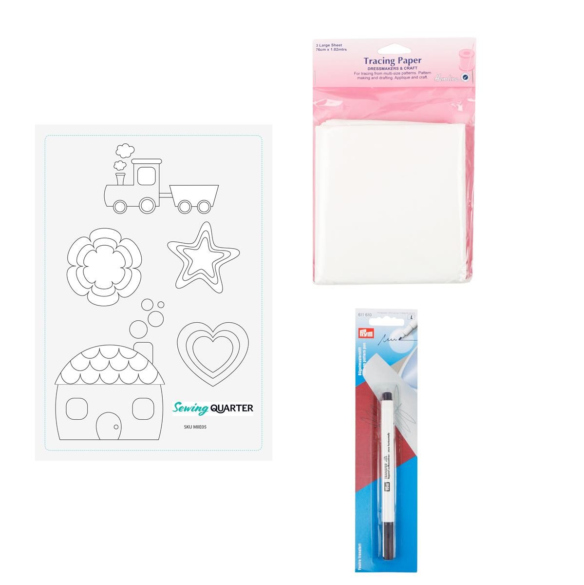 Baby Embroidery Patterns Ba Embroidery Pattern Kit Template Tracing Paper And Iron Patter Pen