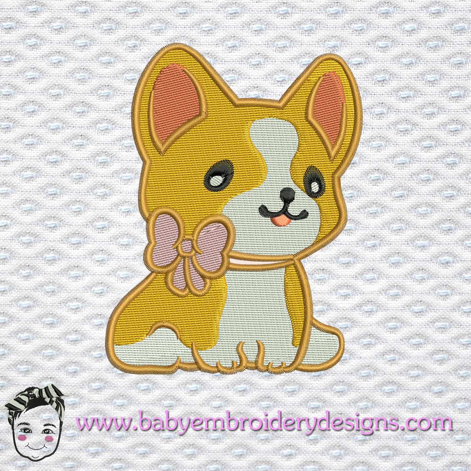 Baby Embroidery Patterns Embroidery Designs Ba Pembrok Dog Instant Download