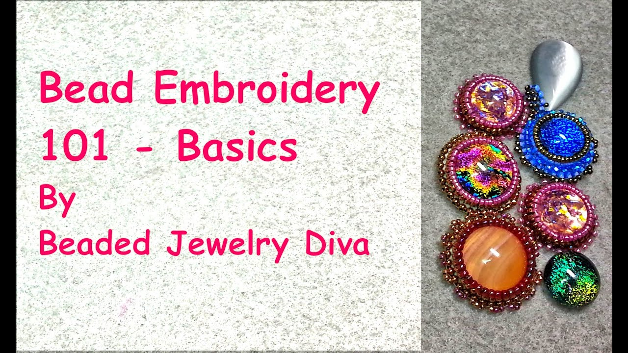 Bead Embroidery Jewelry Patterns Bead Embroidery 101 Bead Embroidery Tutorial Basics