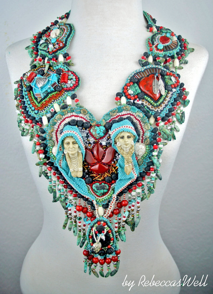 Bead Embroidery Jewelry Patterns Beautiful Bead Embroidered Jewelry Becky Griffith Beads Magic