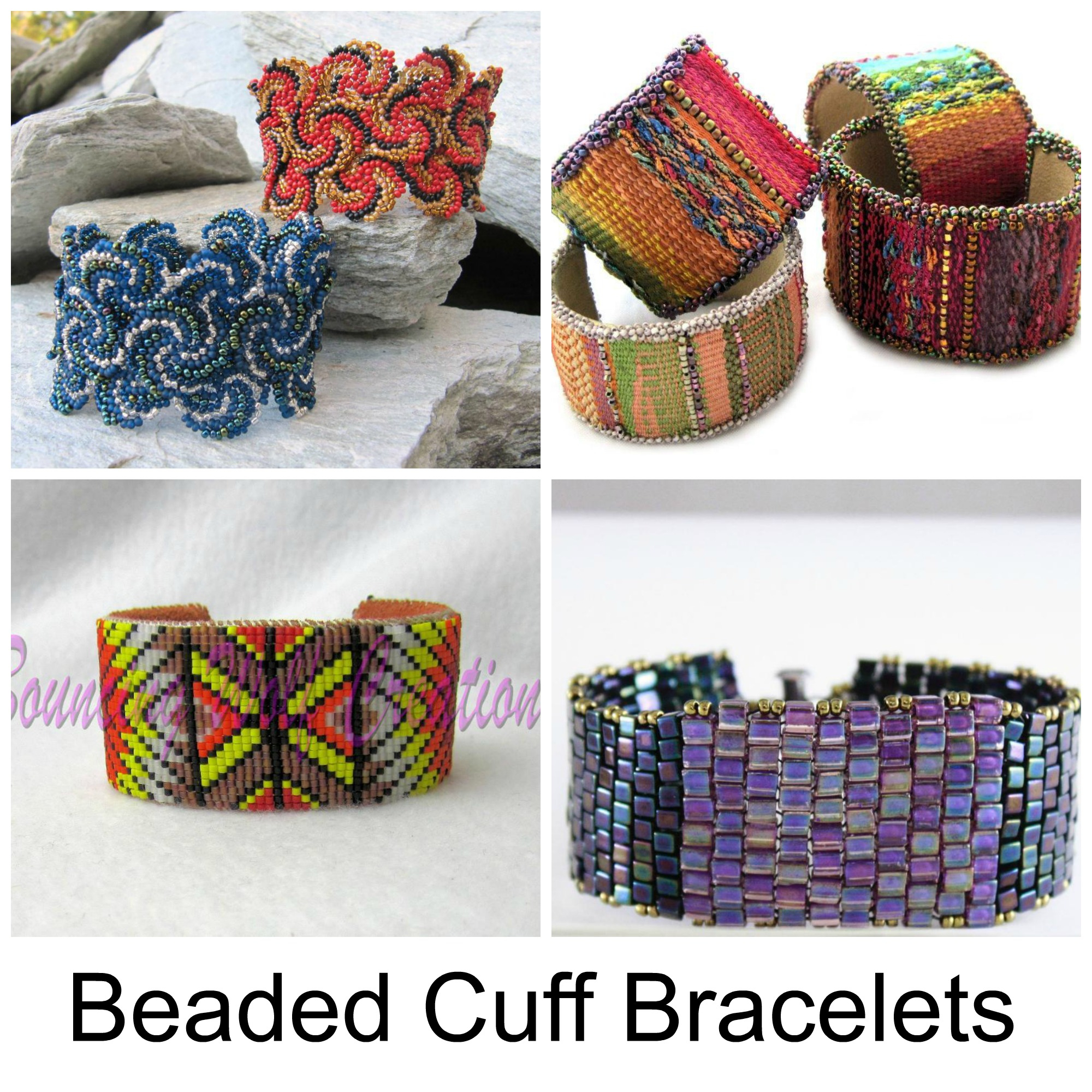 Bead Embroidery Jewelry Patterns How To Make Beaded Cuffs 9 Tutorials To Try