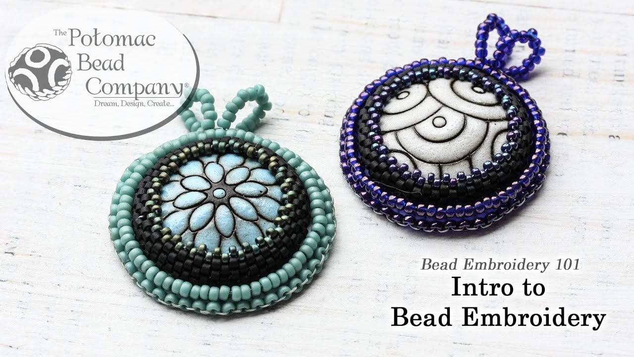 Bead Embroidery Jewelry Patterns Intro To Bead Embroidery Tutorial