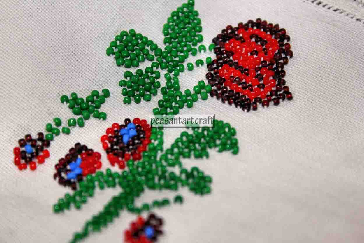 Bead Embroidery Patterns Beaded Embroidery Patterns On Romanian Peasant Blouses