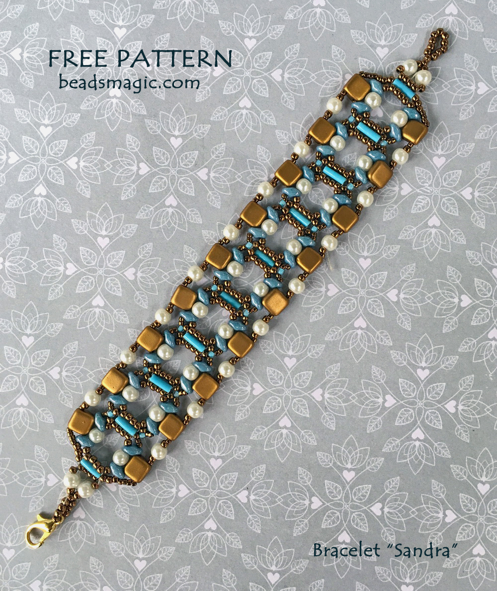 Bead Embroidery Patterns Free Download Bracelet Beads Magic