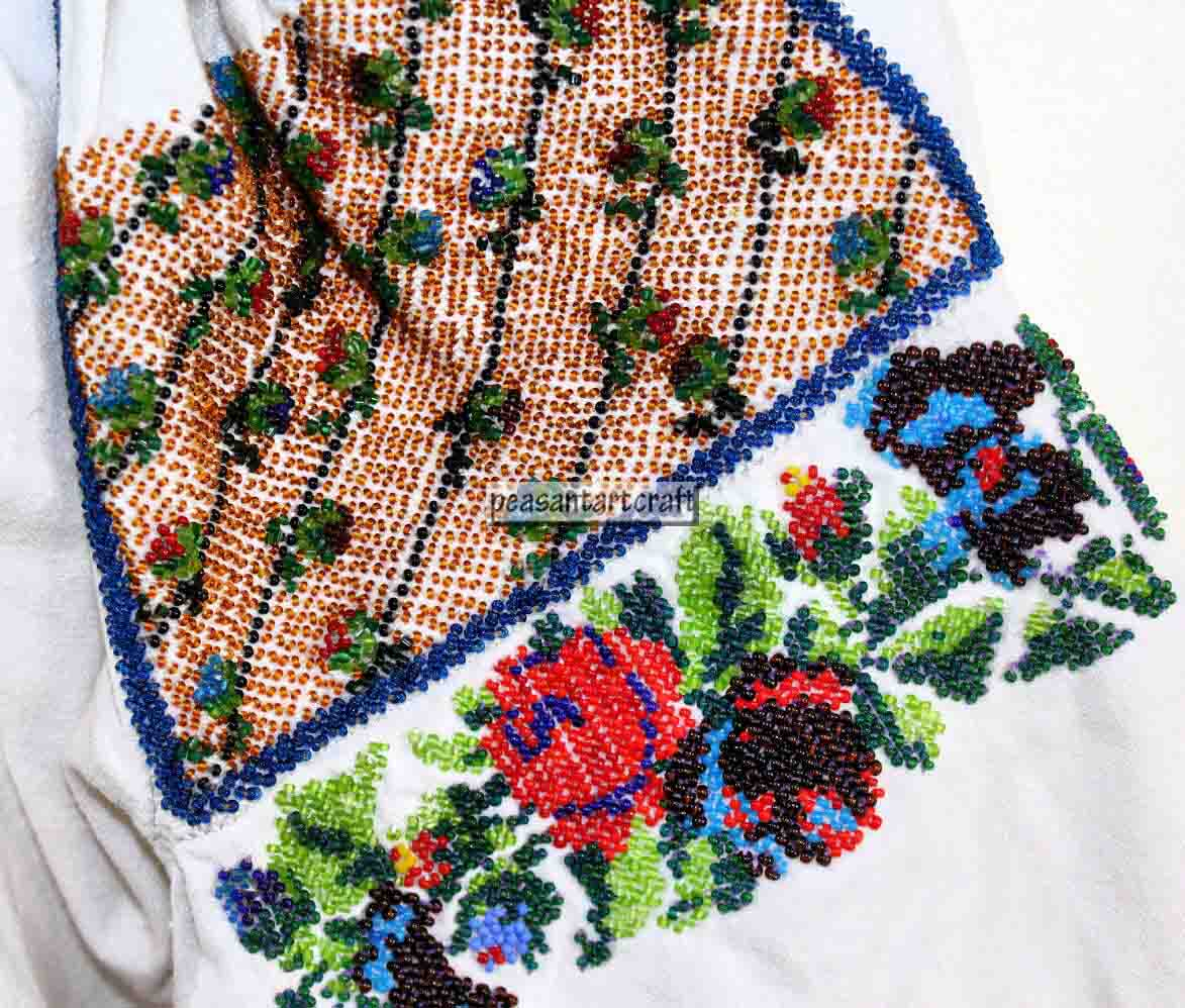 Beadwork Embroidery Patterns Beaded Embroidery Patterns On Romanian Peasant Blouses