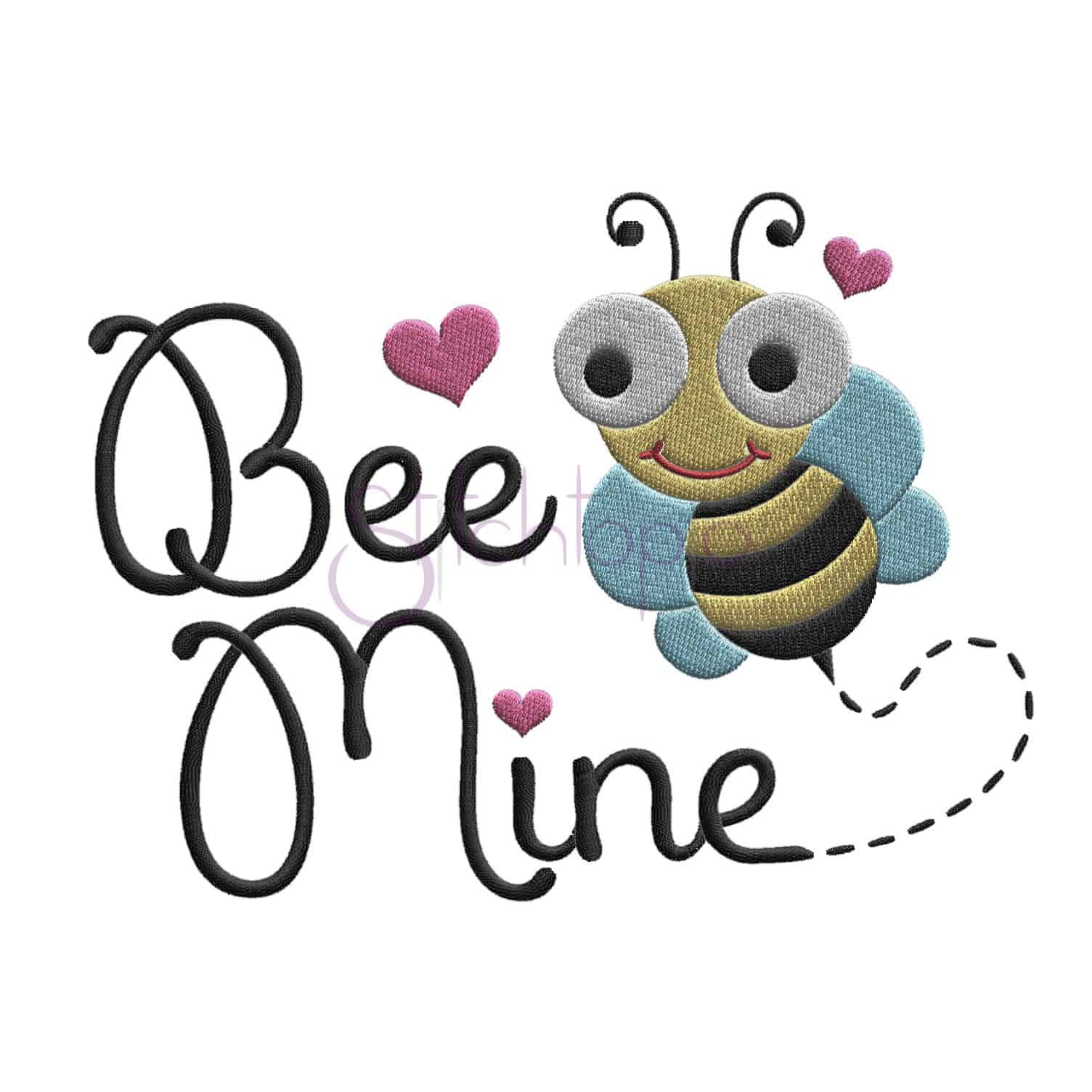 Bee Embroidery Pattern Bee Mine Embroidery Design