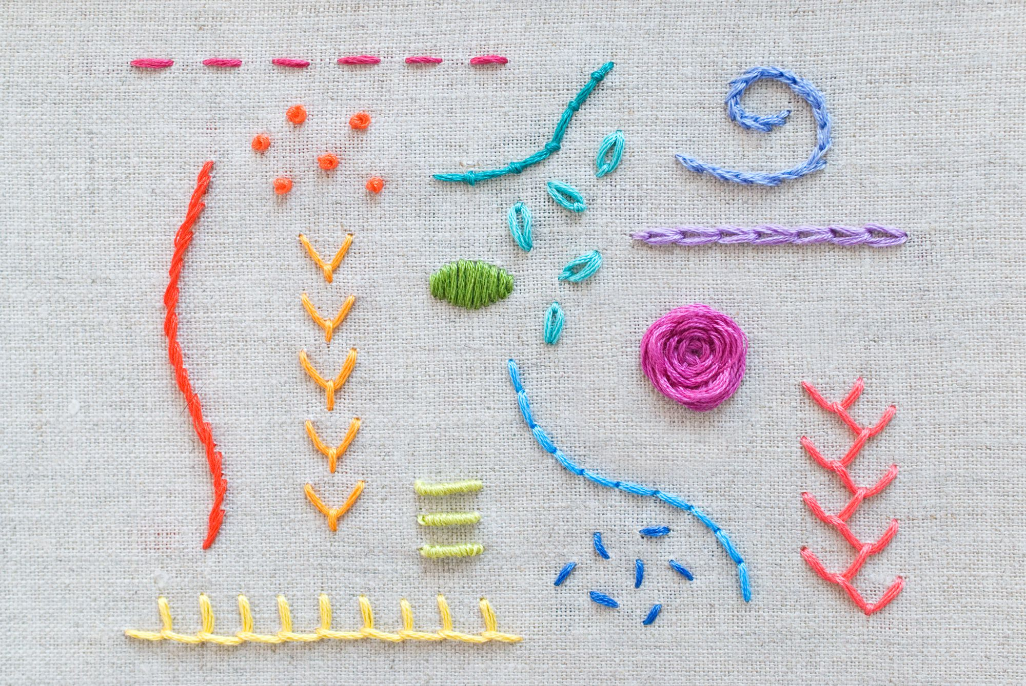Beginner Embroidery Patterns 15 Stitches Every Embroiderer Should Know