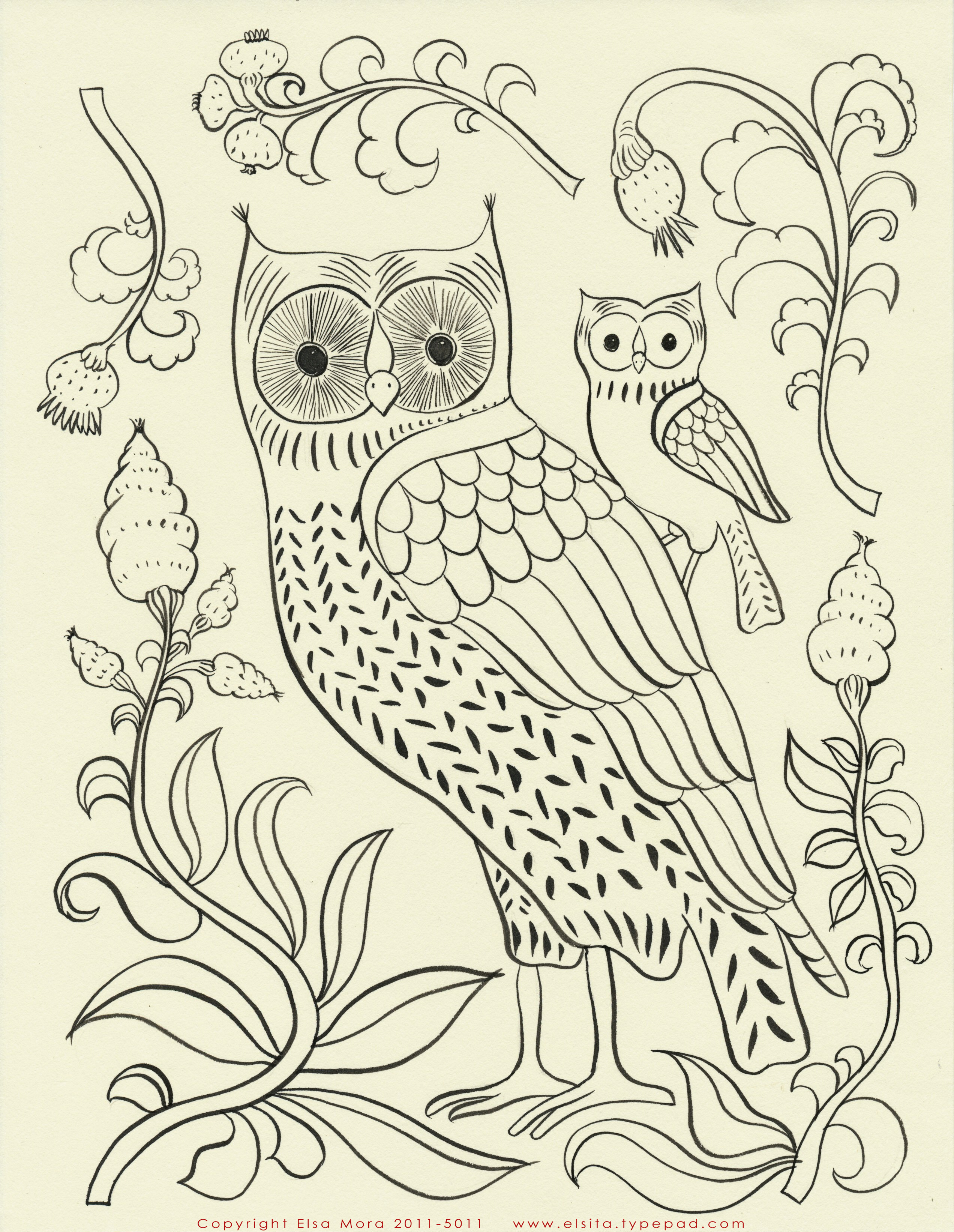 Bird Embroidery Pattern Elsa Mora Two Free Embroidery Patterns For You