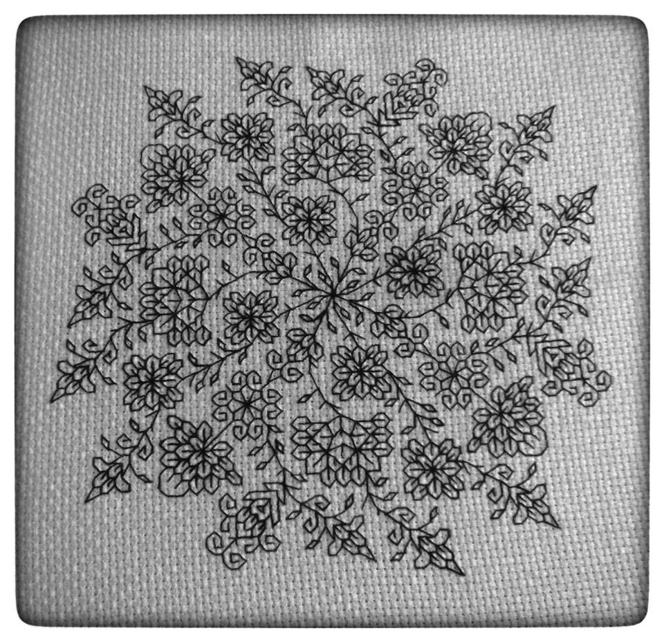 Blackwork Embroidery Patterns Blackwork Embroidery Something Different From Me A Blackw Flickr