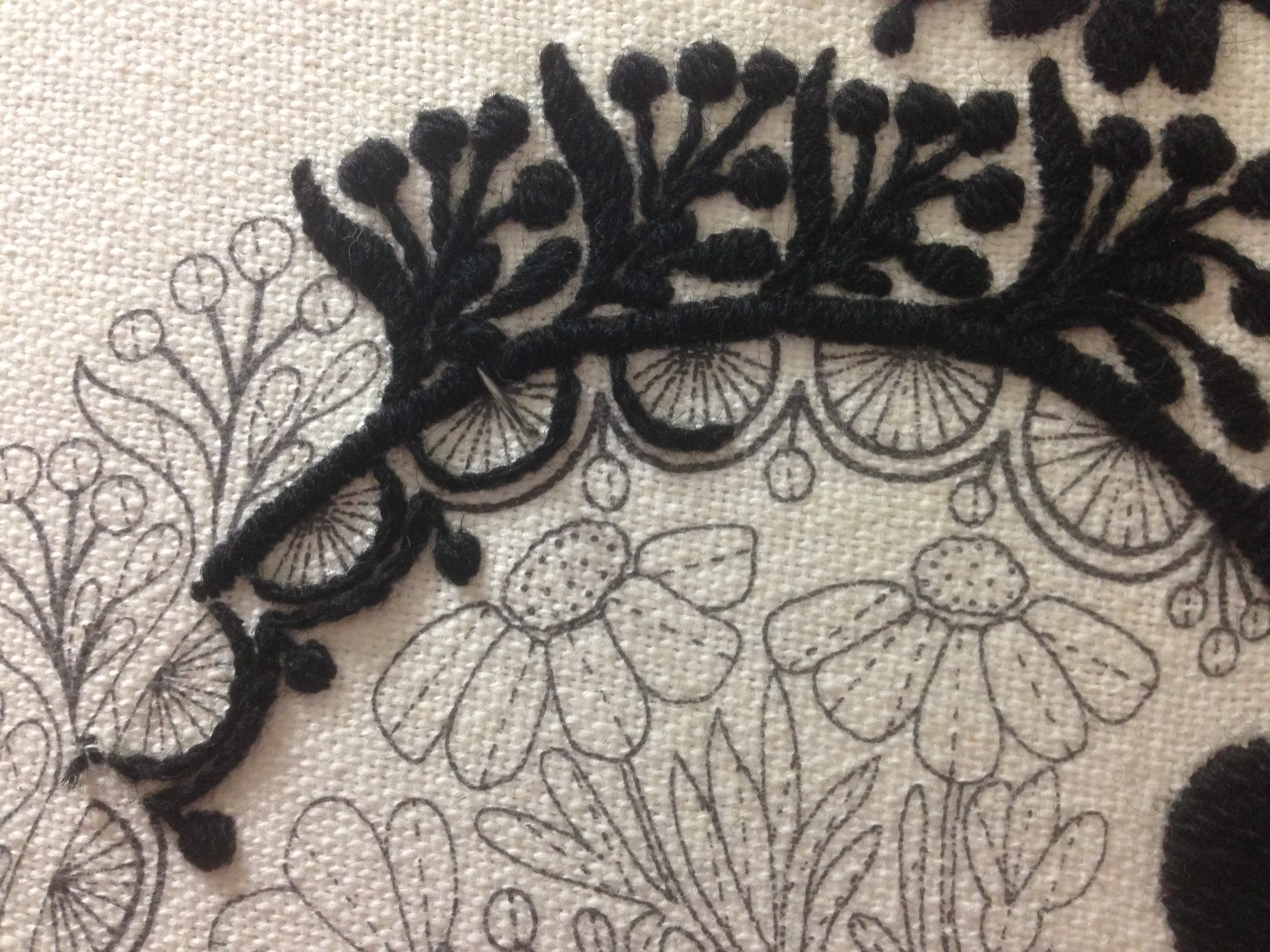 Blackwork Embroidery Patterns Embroidery Backstitch