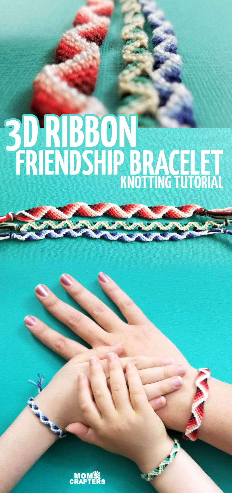 Bracelet Patterns With Embroidery Floss Zig Zag Friendship Bracelet Pattern With A 3d Effect Moms And