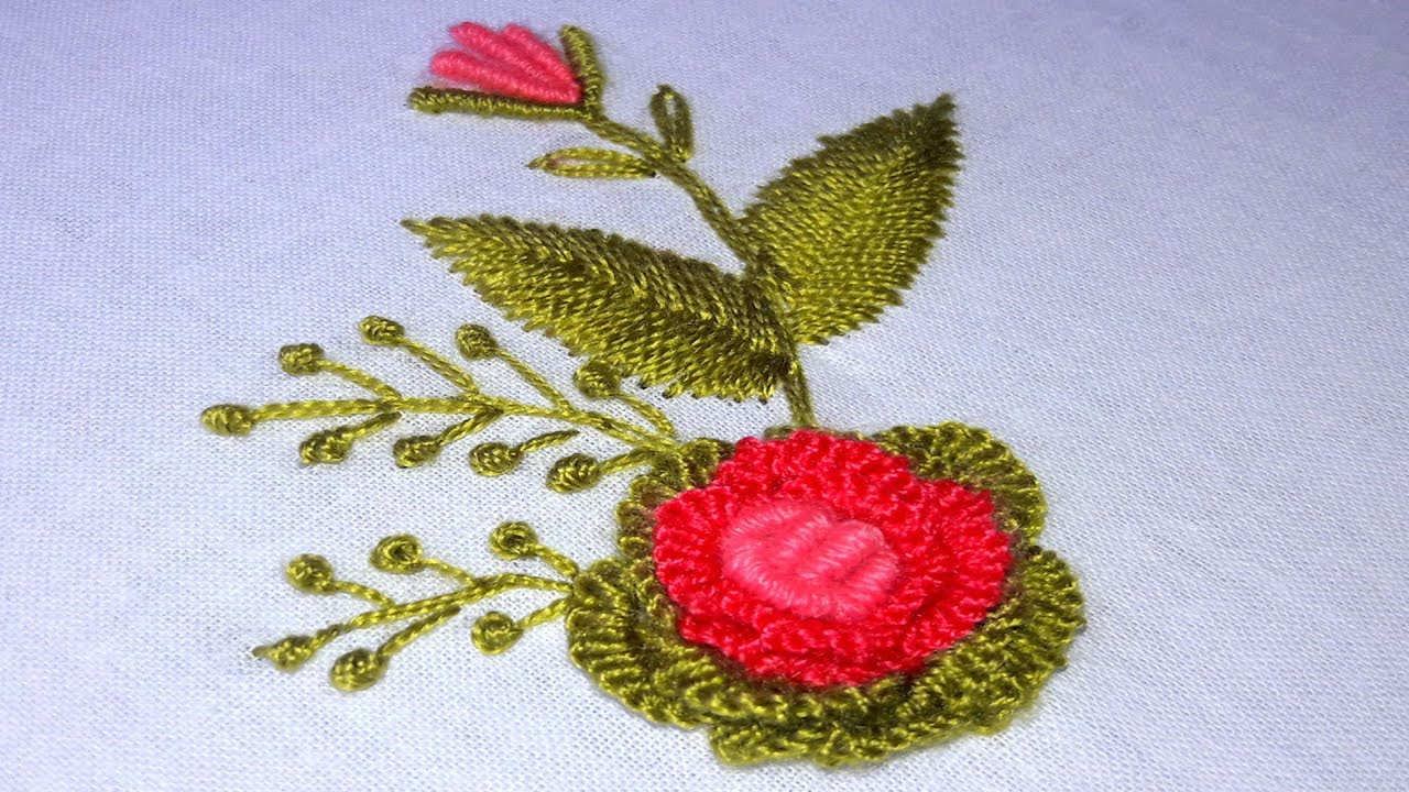 Brazilian Embroidery Patterns Brazilian Embroidery Pattern Rose Embroideryhand Embroidery Design