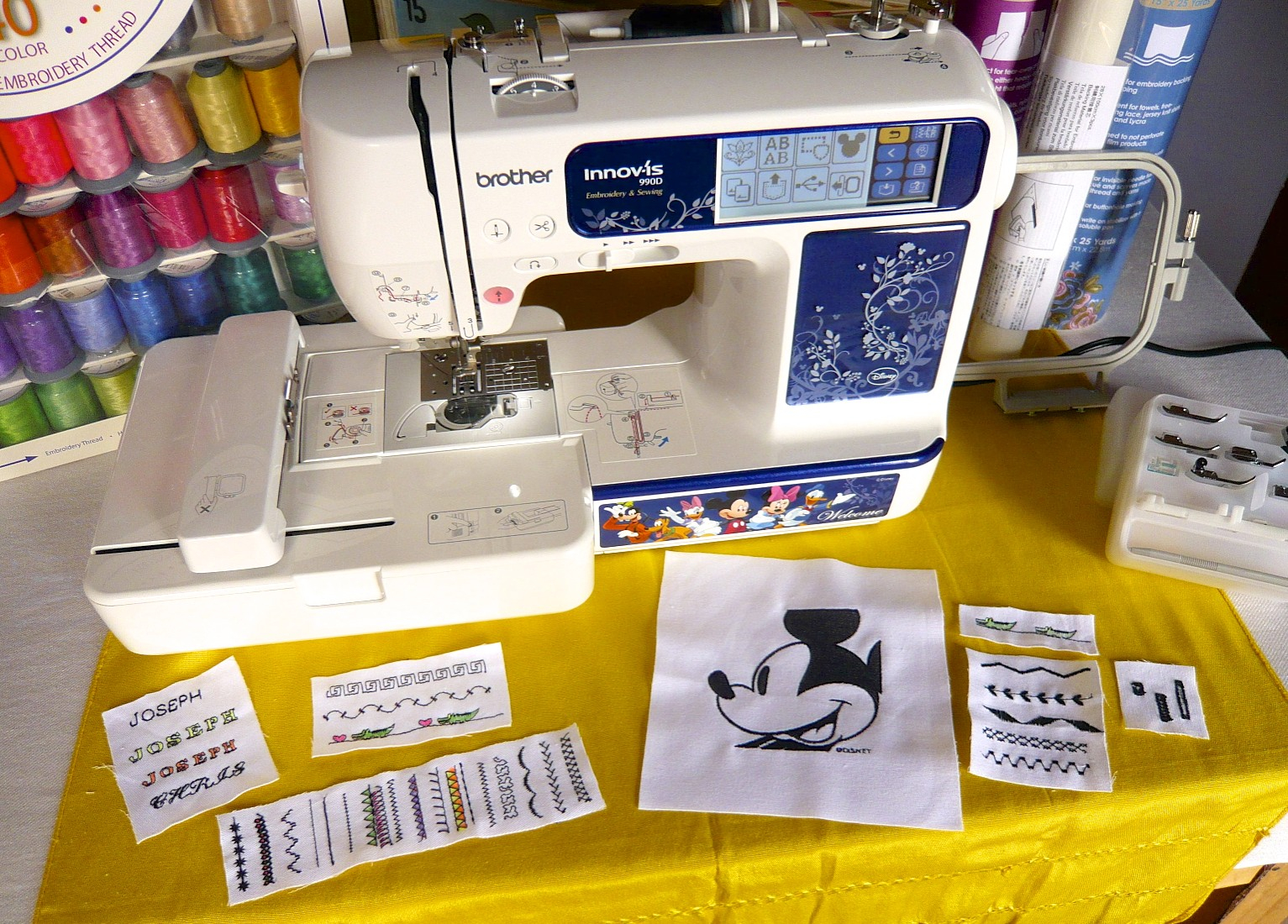 Brother Embroidery Machine Patterns Product Review Of Innov Is 990d Combination Sewing Embroidery