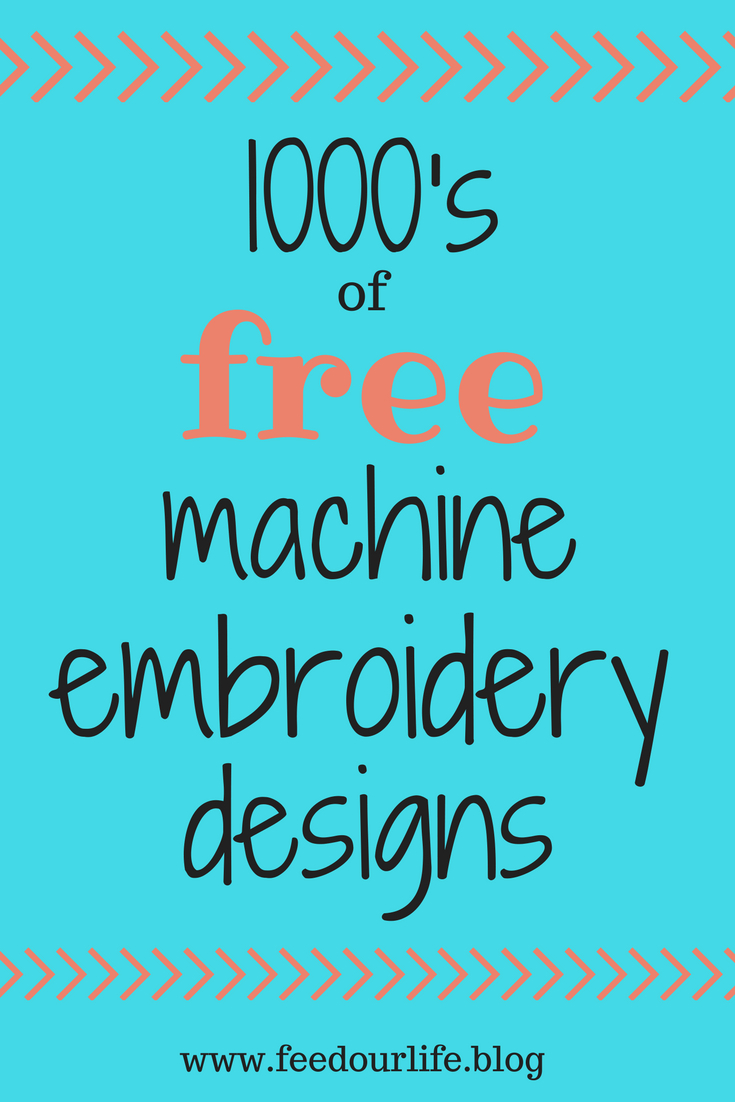 Brother Embroidery Patterns Free List Of Free Embroidery Designs Feed Our Life