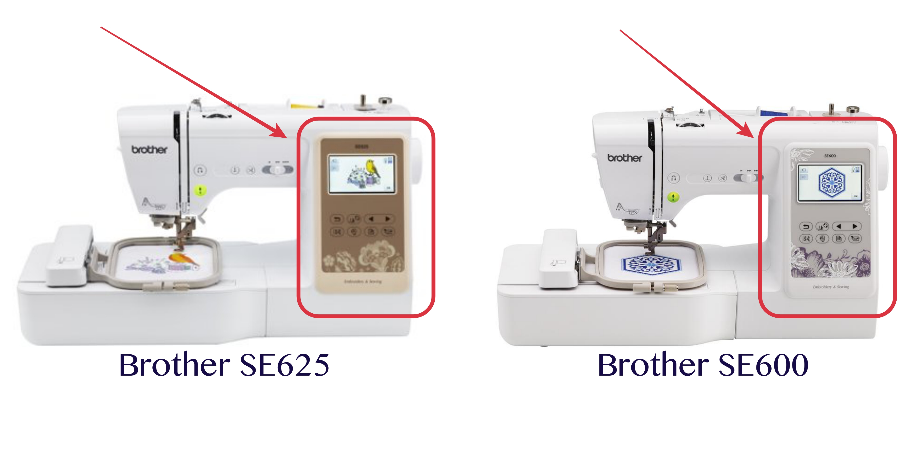 Brother Se400 Embroidery Patterns Brother Se600 Vs Se625 Comparison Pros Cons Best Sewing