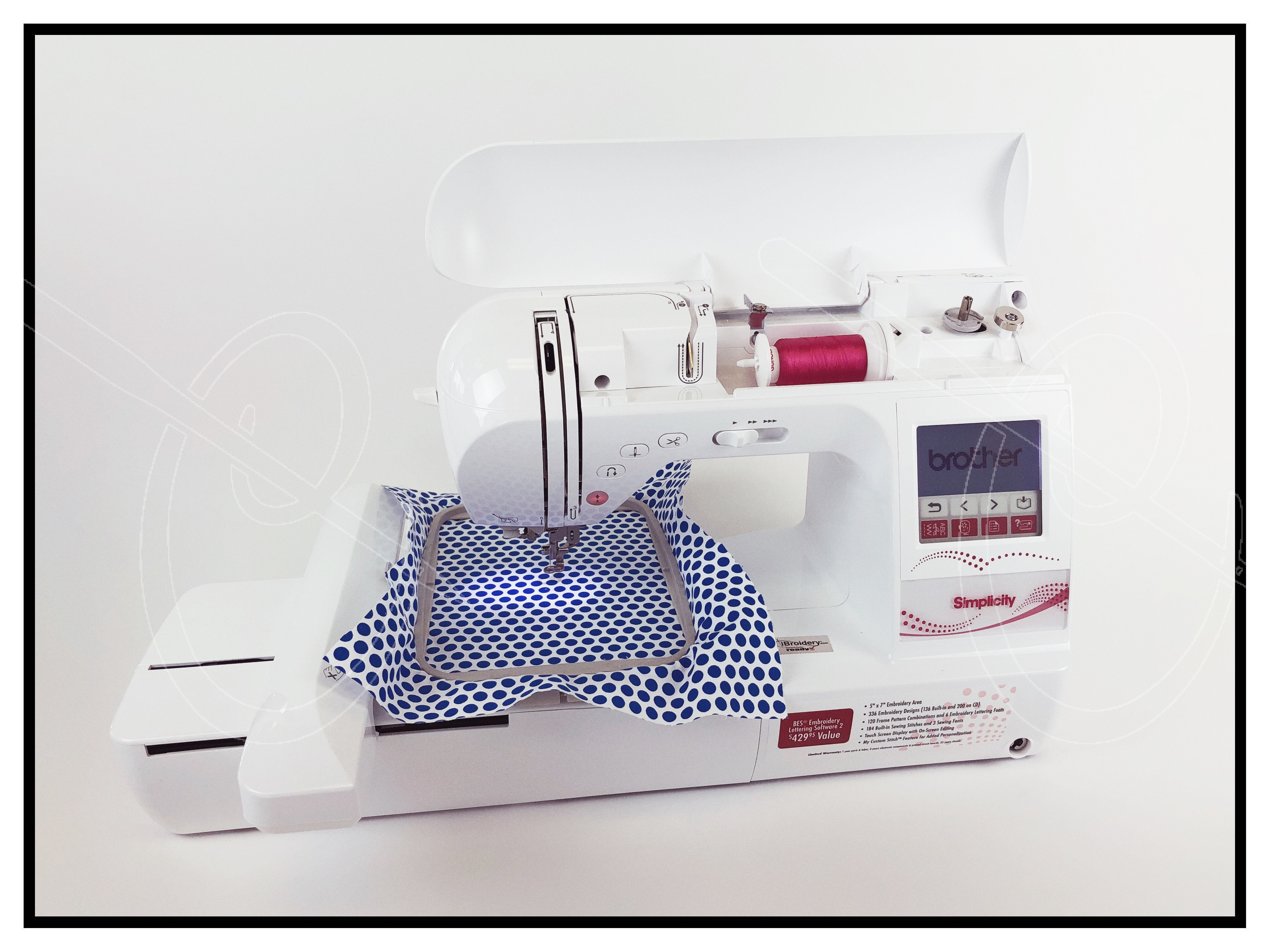 Brother Sewing Machine Embroidery Patterns Simplicity Sb8000 Brother Continental Sewing Center