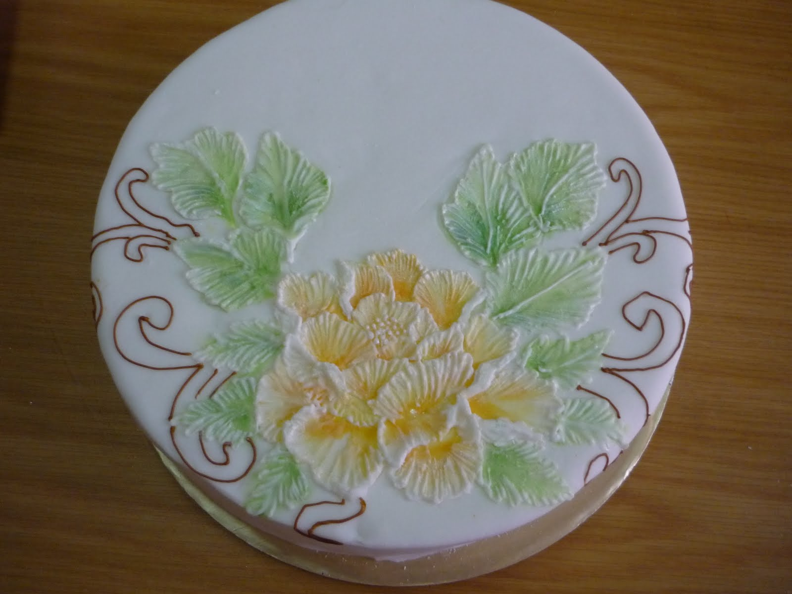 Brush Embroidery Patterns Cake Expressions Sugarcraft Brush Embroidery Class 1