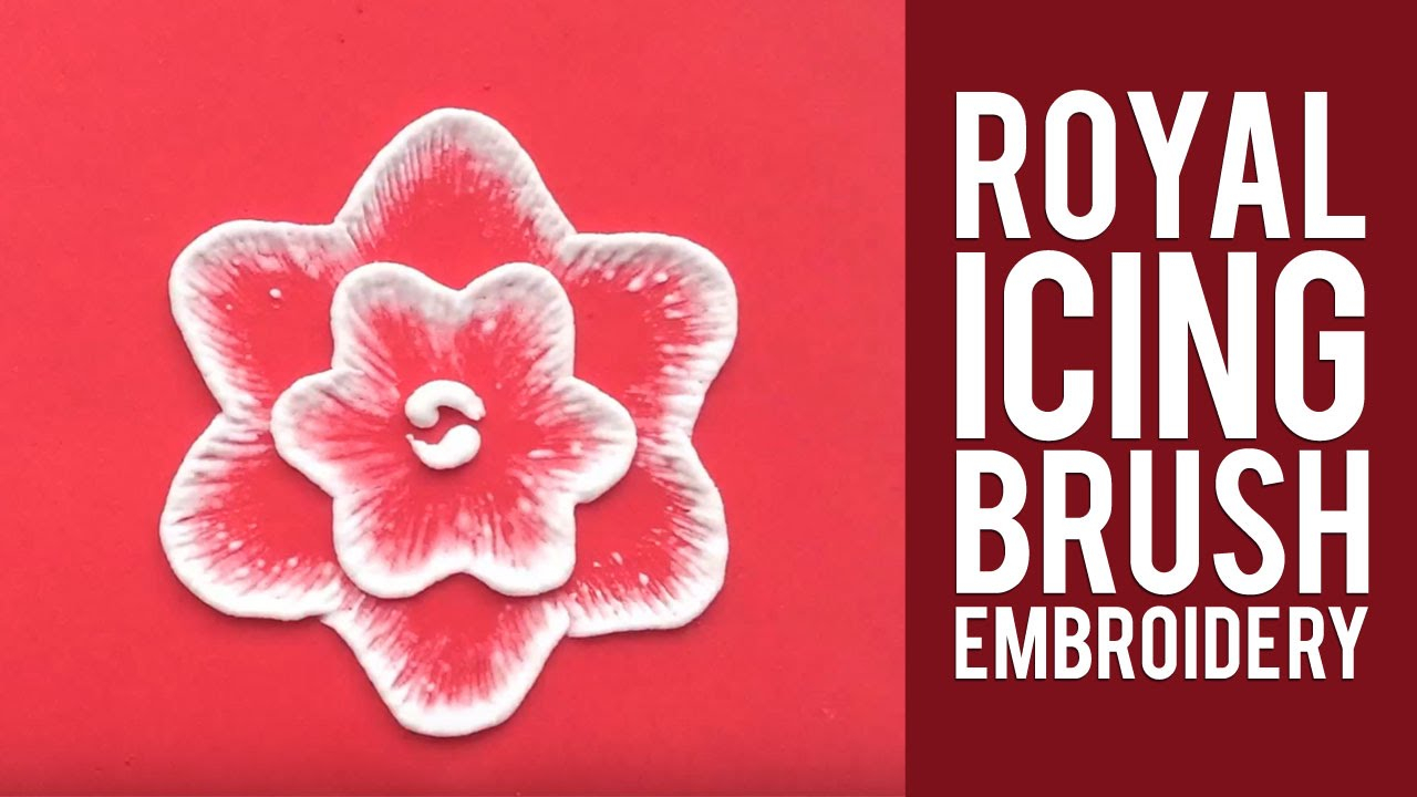 Brush Embroidery Patterns Learn How To Do Royal Icing Brush Embroidery
