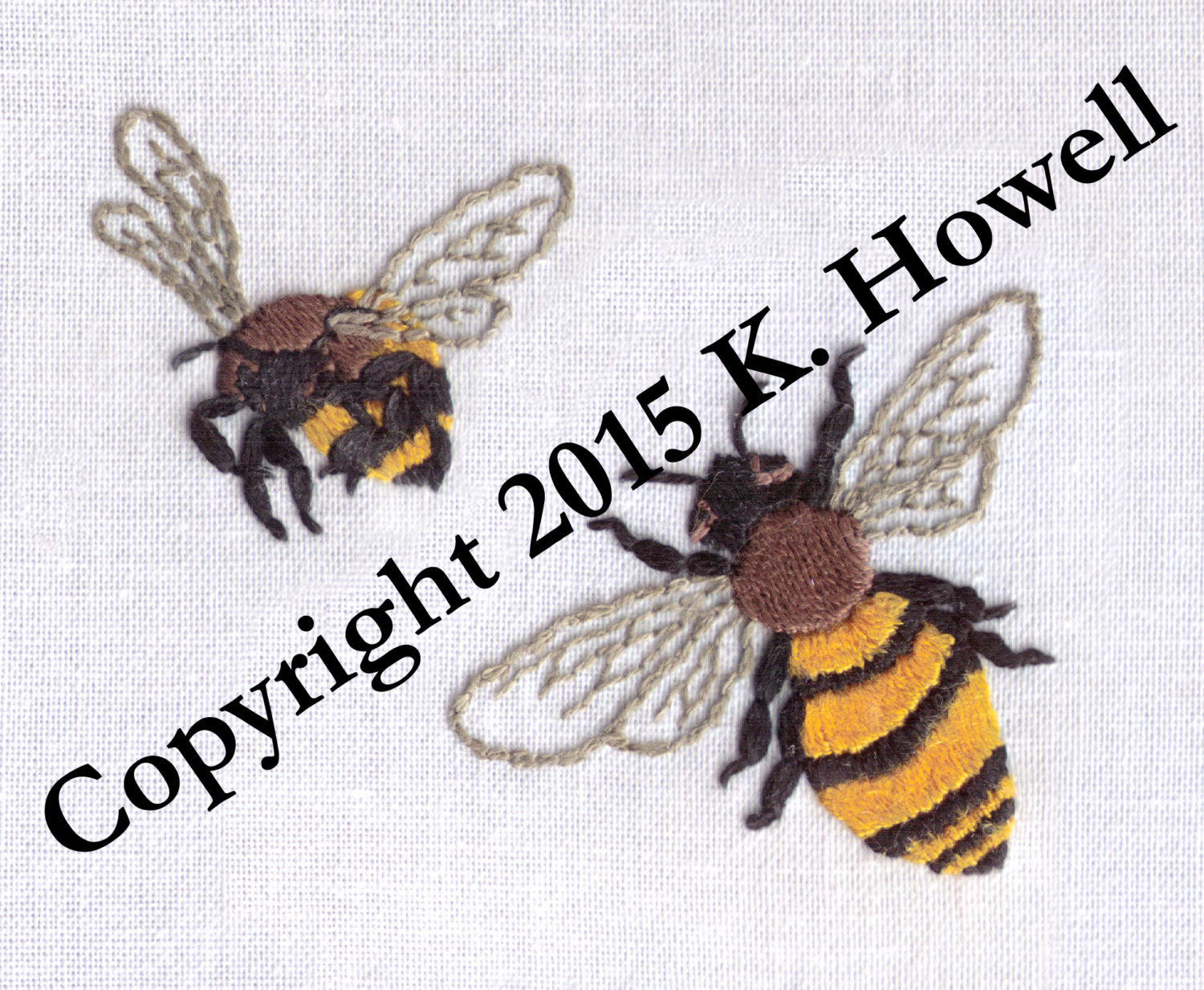 Bumble Bee Embroidery Pattern Bee Hand Embroidery Pattern Bees Honey Bee Bumble Bee Pollinator Bug Insect Pollen Hive Pdf