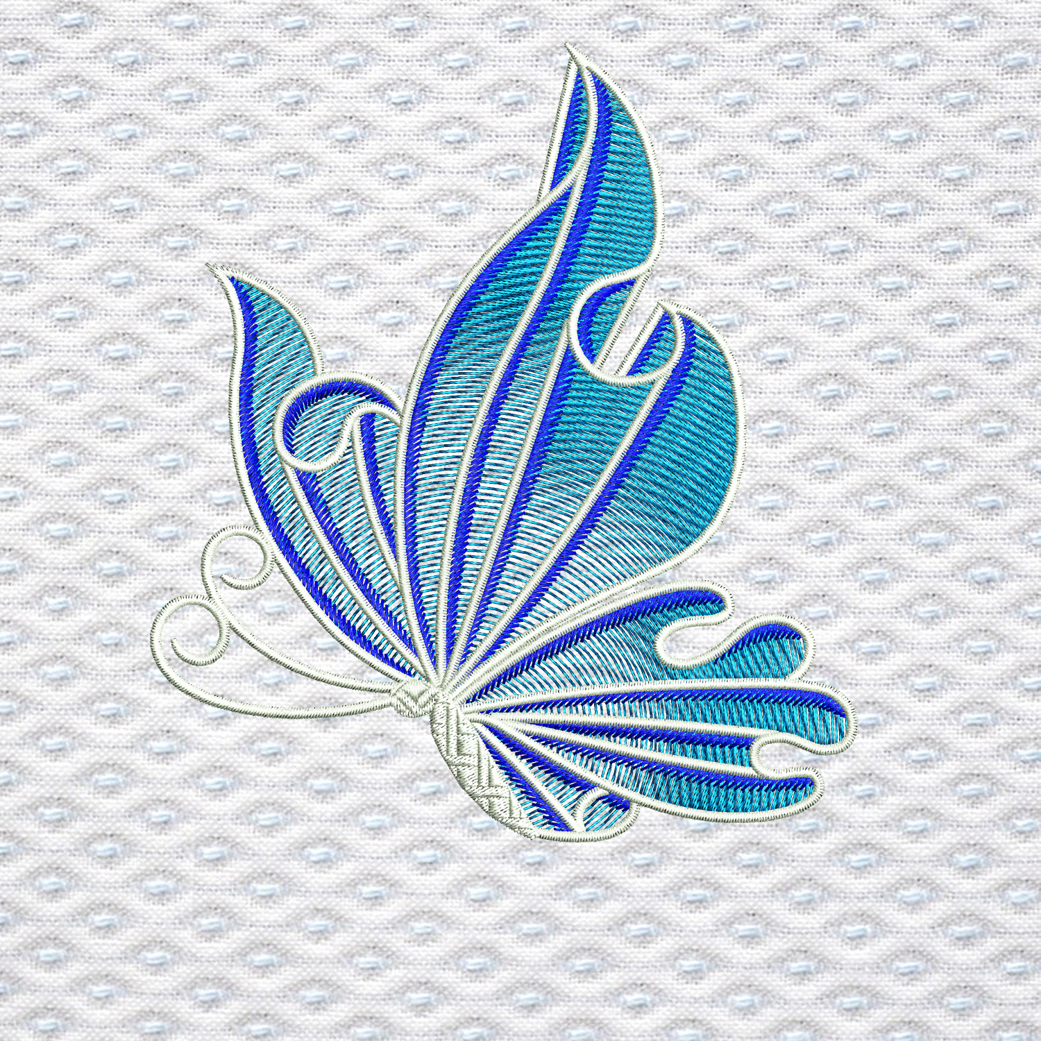 Butterfly Embroidery Pattern Embroidery Designs Blue Sky Butterfly Instant Download