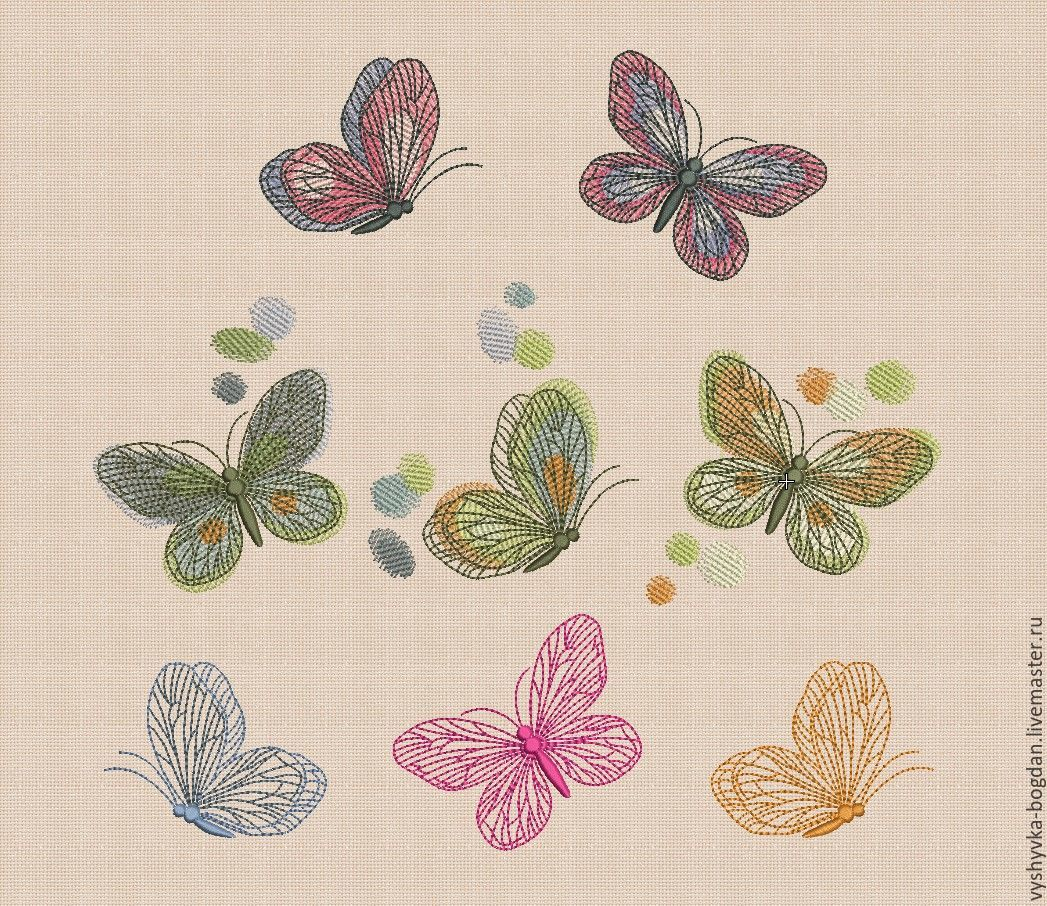 Butterfly Embroidery Pattern Machine Embroidery Designs Spring Butterfly Bt198 Shop Online On Livemaster With Shipping Cu36xcom Ivano Frankivsk