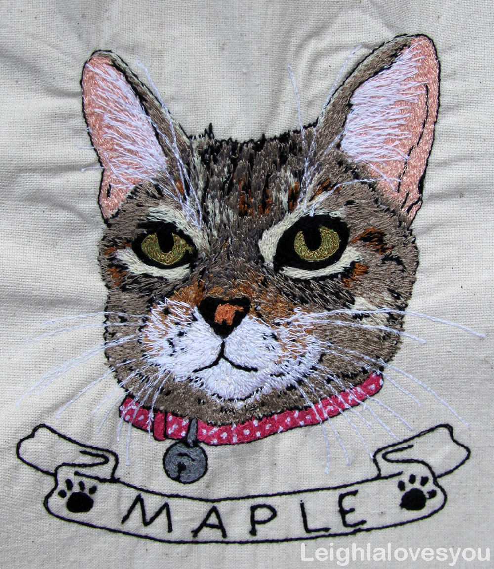 Cat Embroidery Patterns Making Custom Embroidery Patterns A Case Study