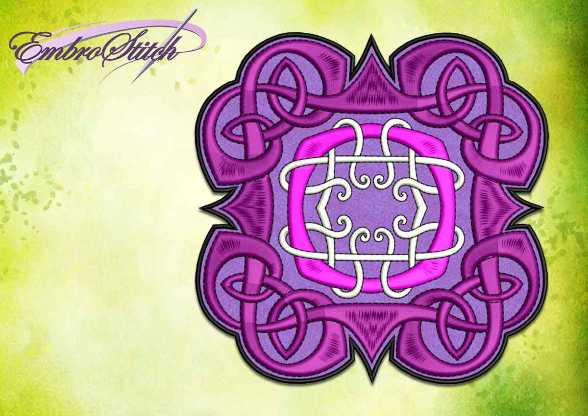 Celtic Embroidery Pattern Celtic Knot Embroidery Design 4 Sizes