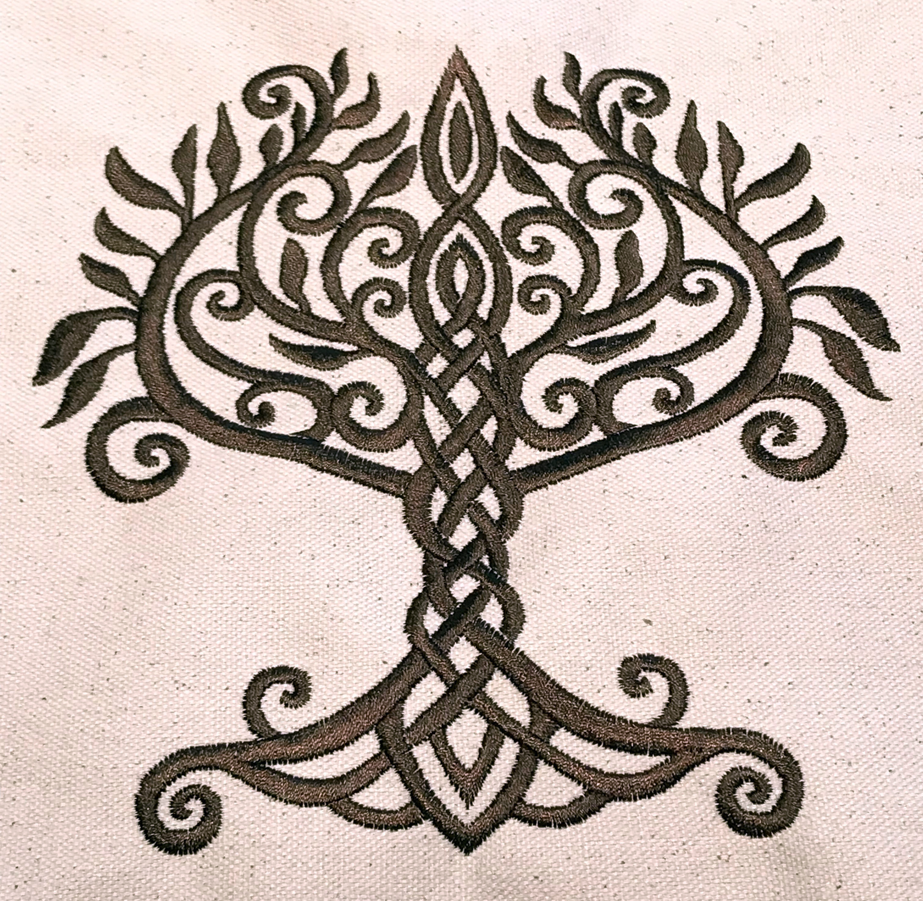 Celtic Embroidery Pattern Tree Of Life Celtic Embroidery Design