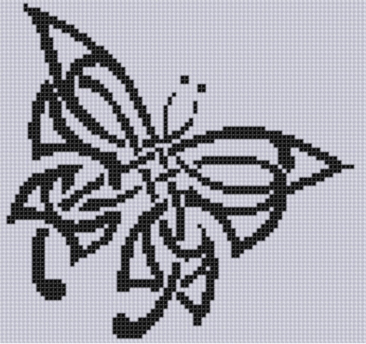 Celtic Embroidery Patterns Mother Bee Designs Celtic Butterfly Cross Stitch Pattern
