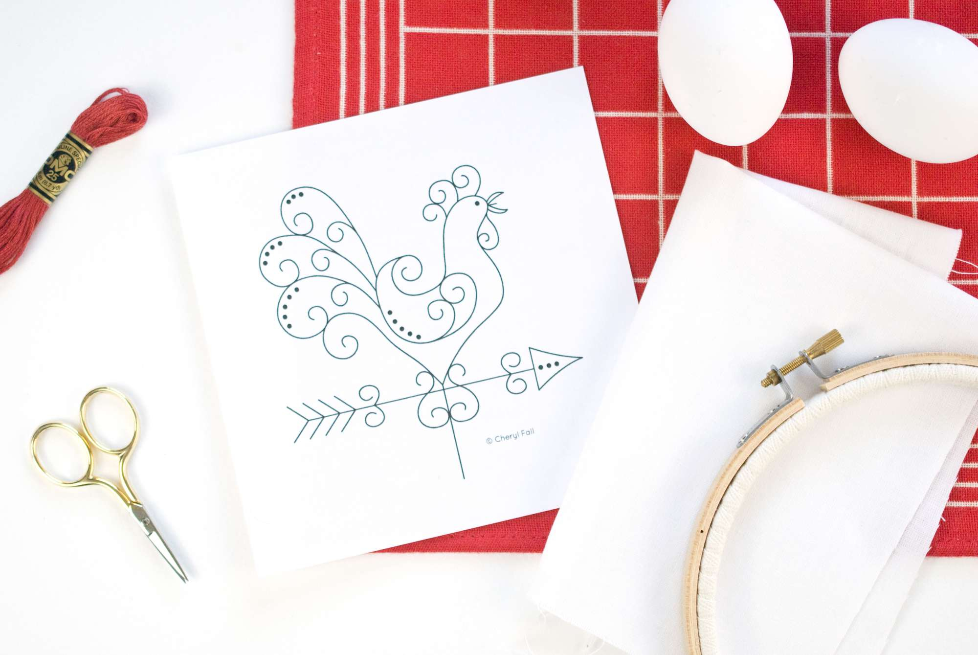 Chicken Embroidery Patterns 10 Free Embroidery Patterns For Beginners