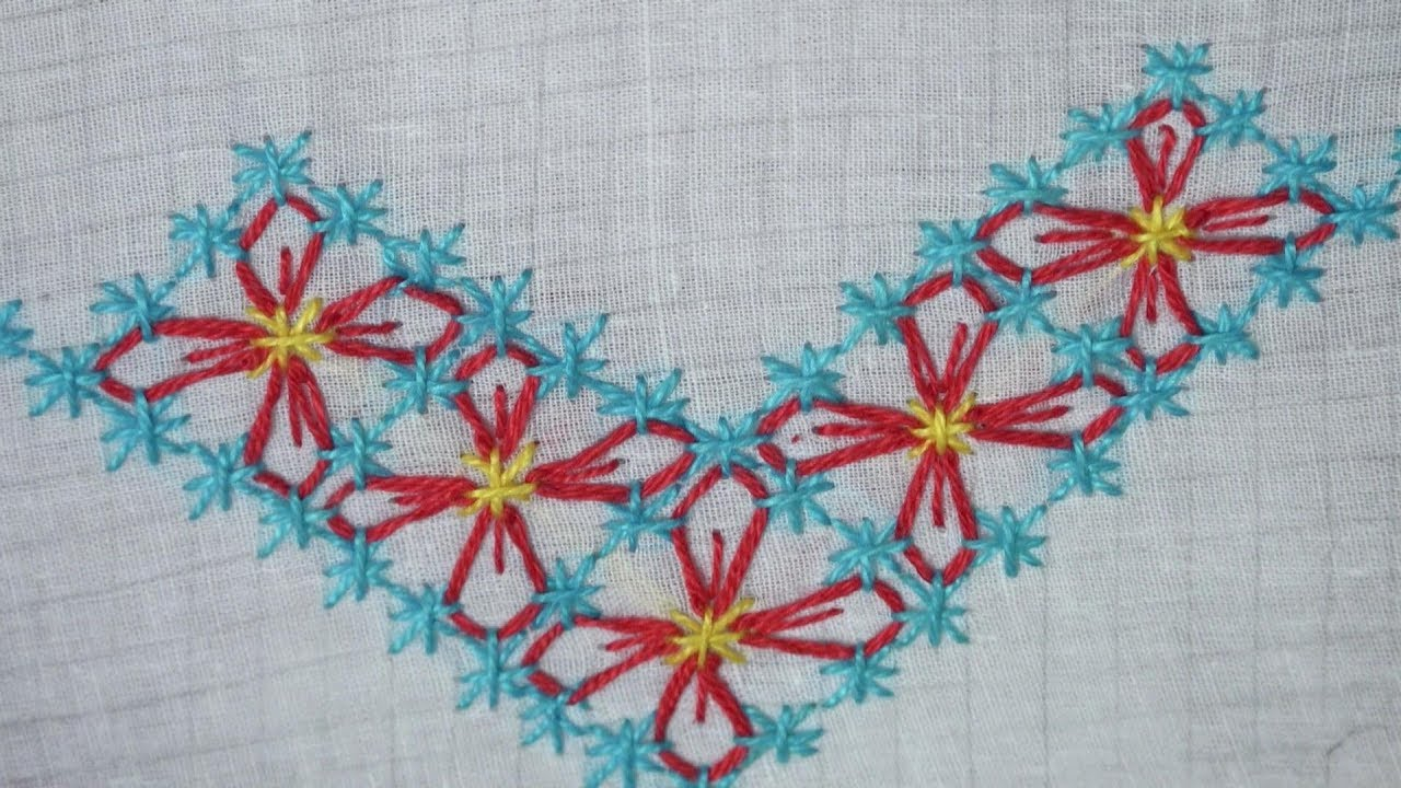 Chicken Scratch Embroidery Patterns Free Hand Embroidery Gingham Chicken Scratch Embroidery