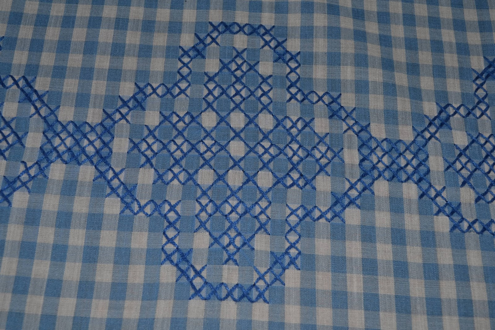 Chicken Scratch Embroidery Patterns Magpie Quilts Blue And White