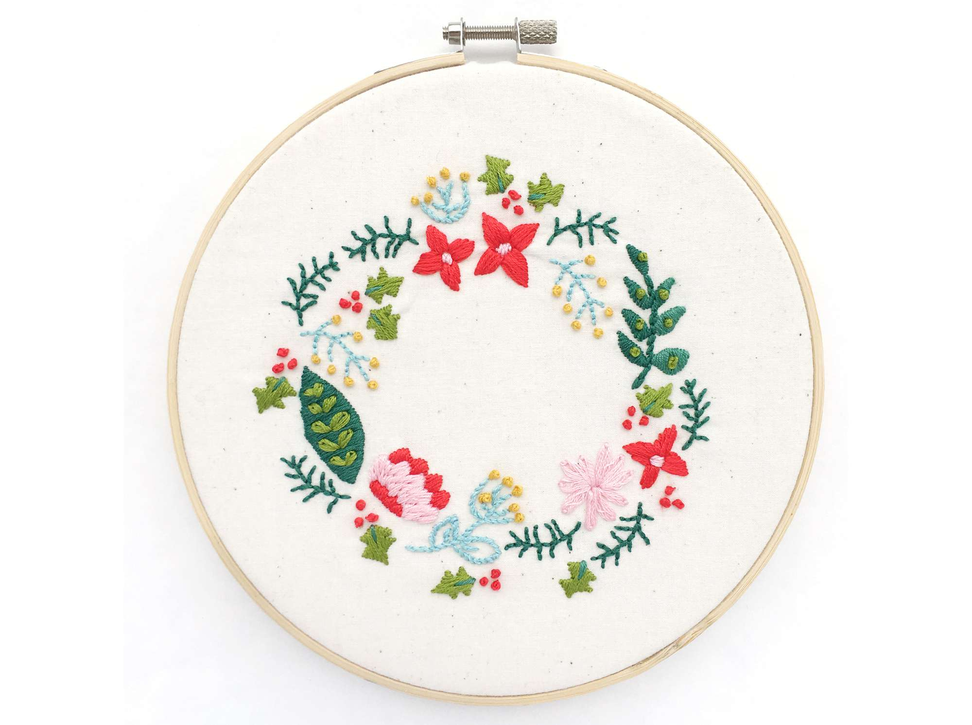 Christmas Hand Embroidery Patterns 10 Wreath Embroidery Patterns For Any Time Of Year