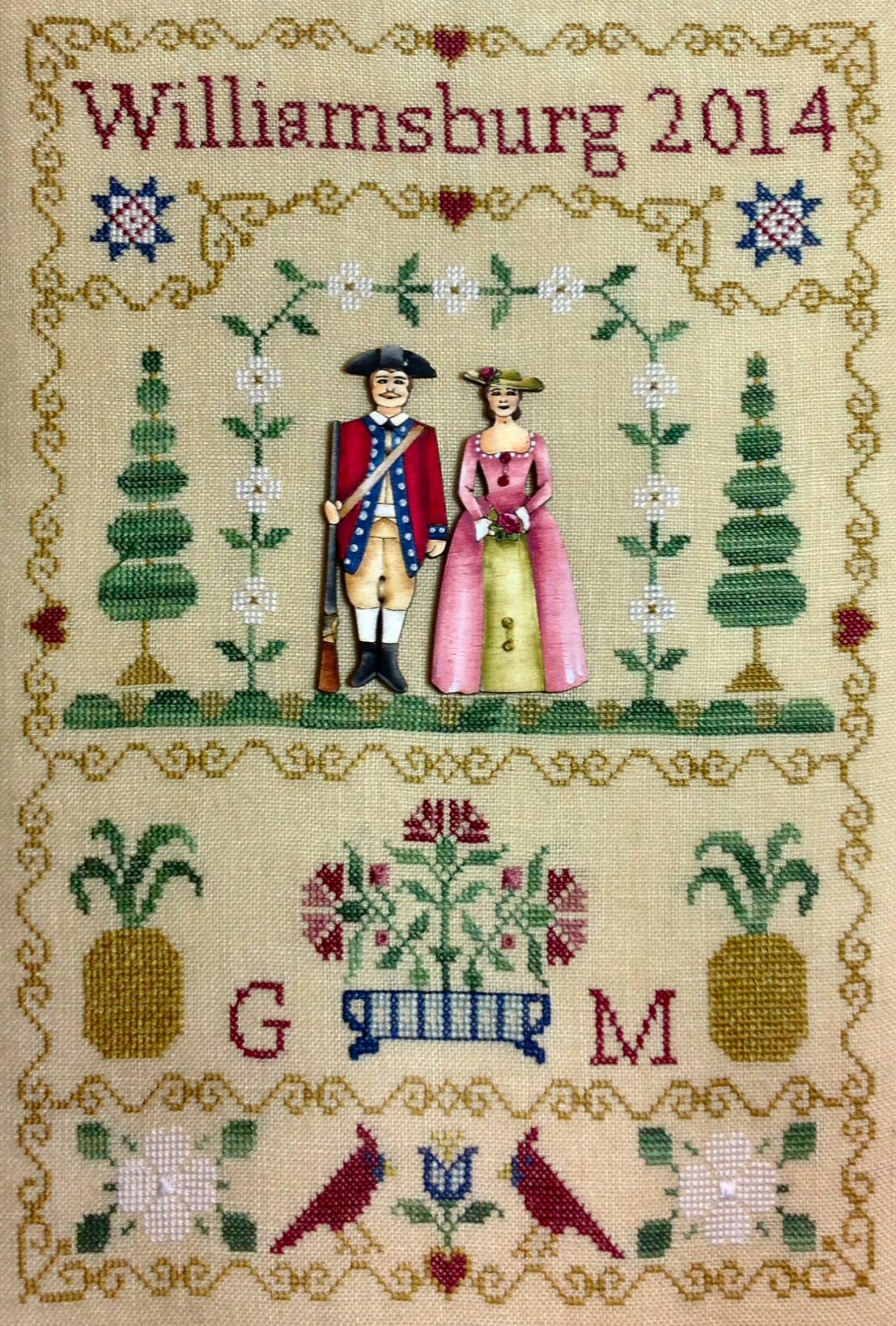 Colonial Embroidery Patterns A Williamsburg Welcome