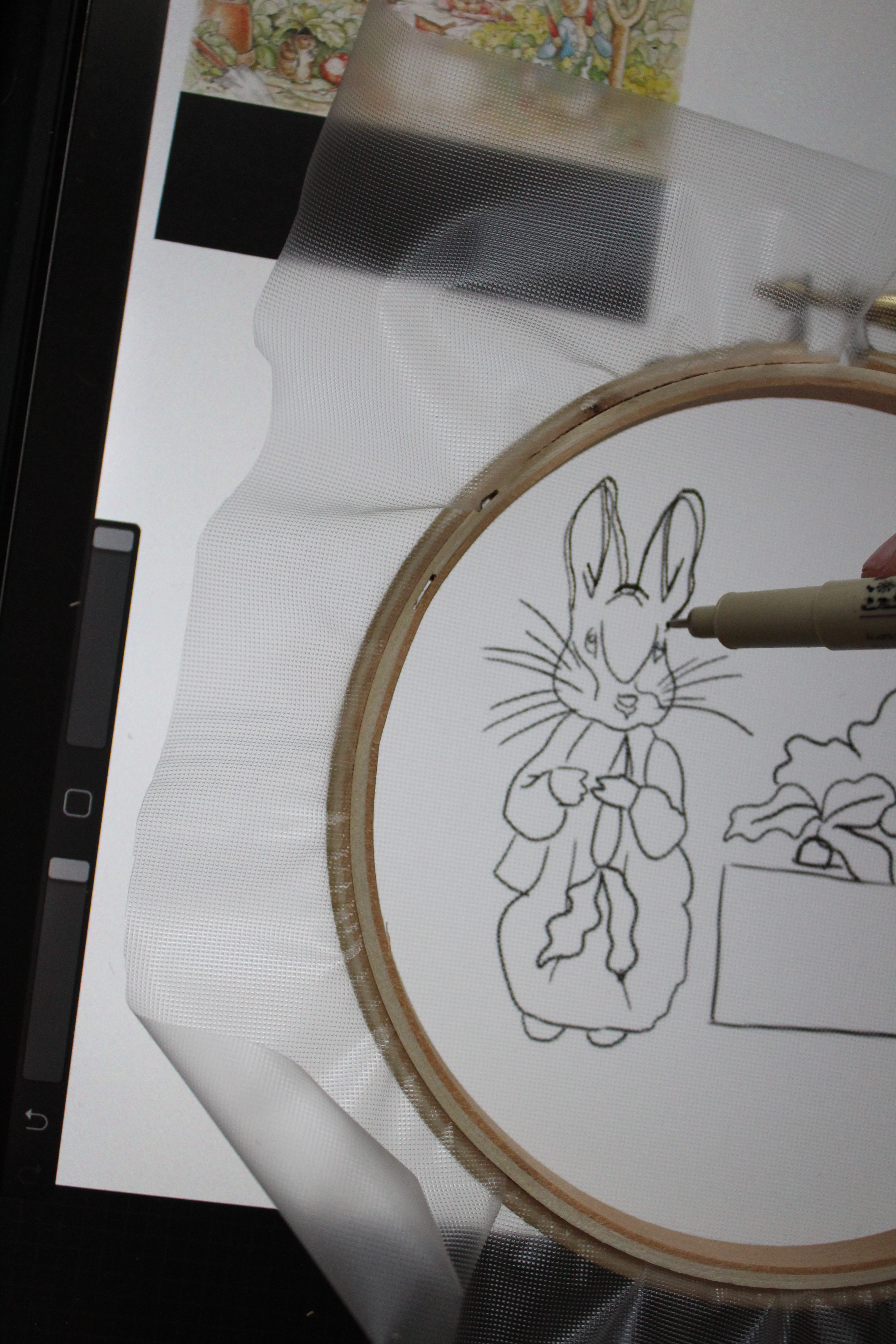Convert Picture To Embroidery Pattern How To Create Embroidery Designs Making A Stencil On Procreate
