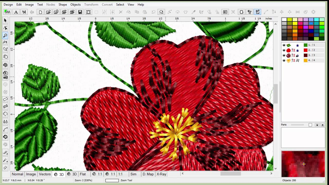 Convert Picture To Embroidery Pattern Learn To Digitize Embroidery An Introduction To Embird Part 1 E1
