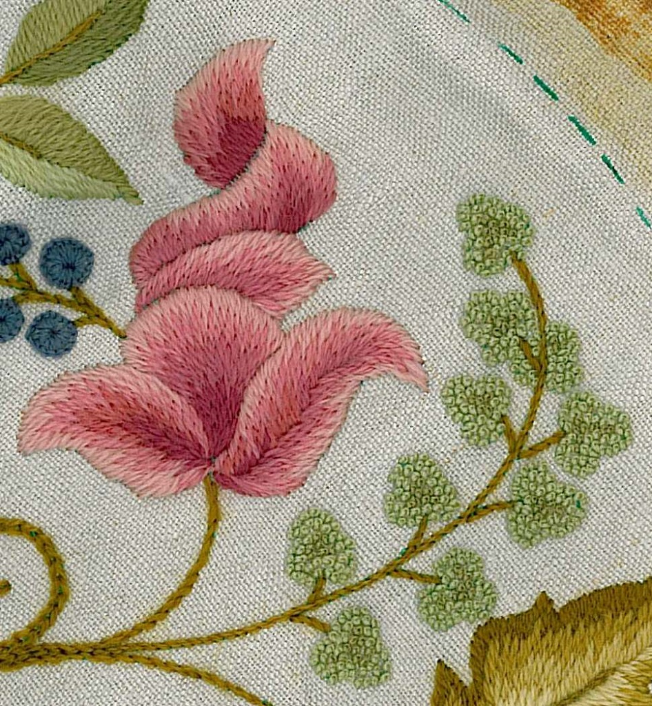 Crewel Embroidery Patterns Jacobean Bower Crewel Embroidery Kit Nancys Stitching