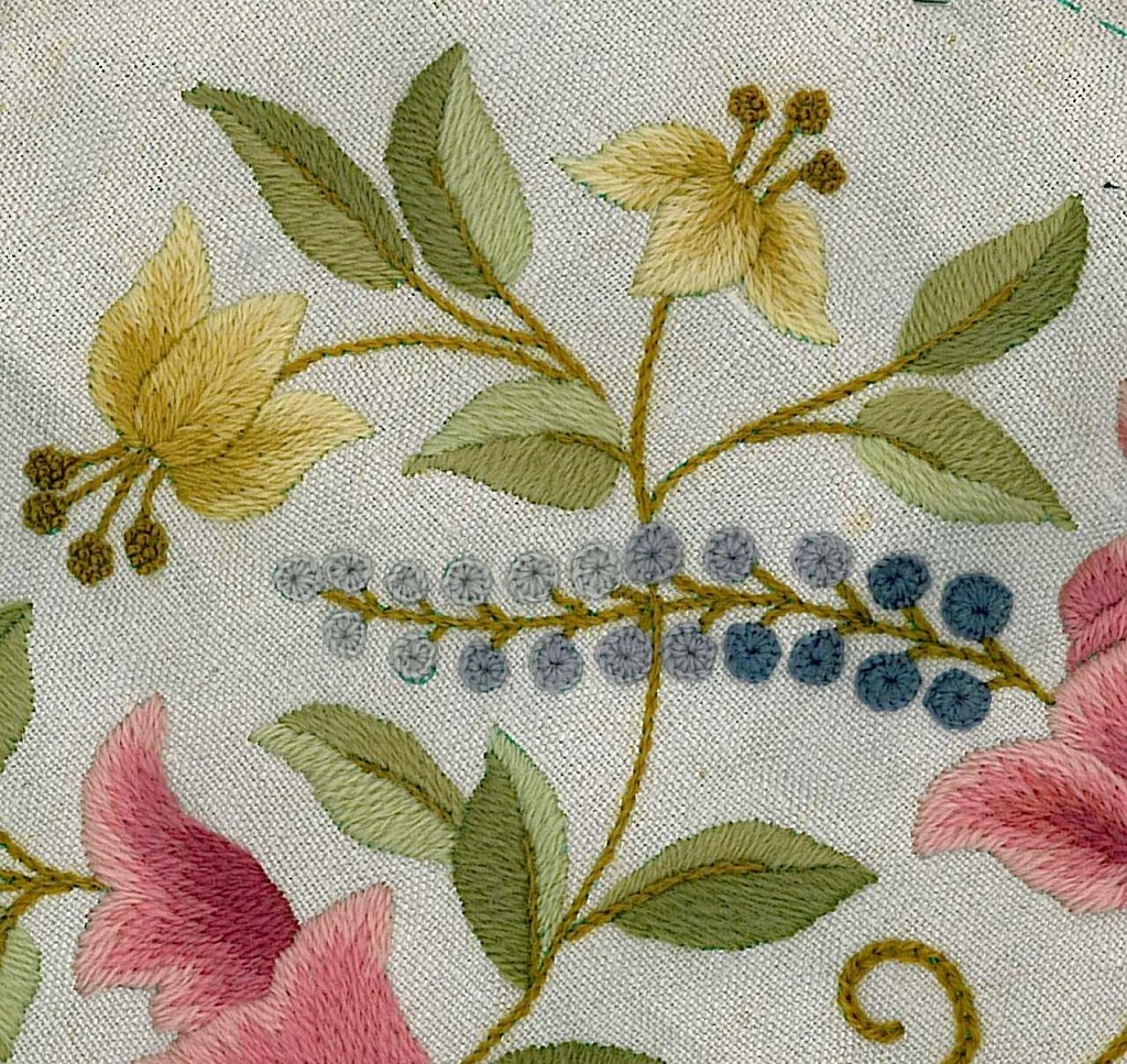 Crewel Embroidery Patterns Jacobean Bower Crewel Embroidery Kit Nancys Stitching