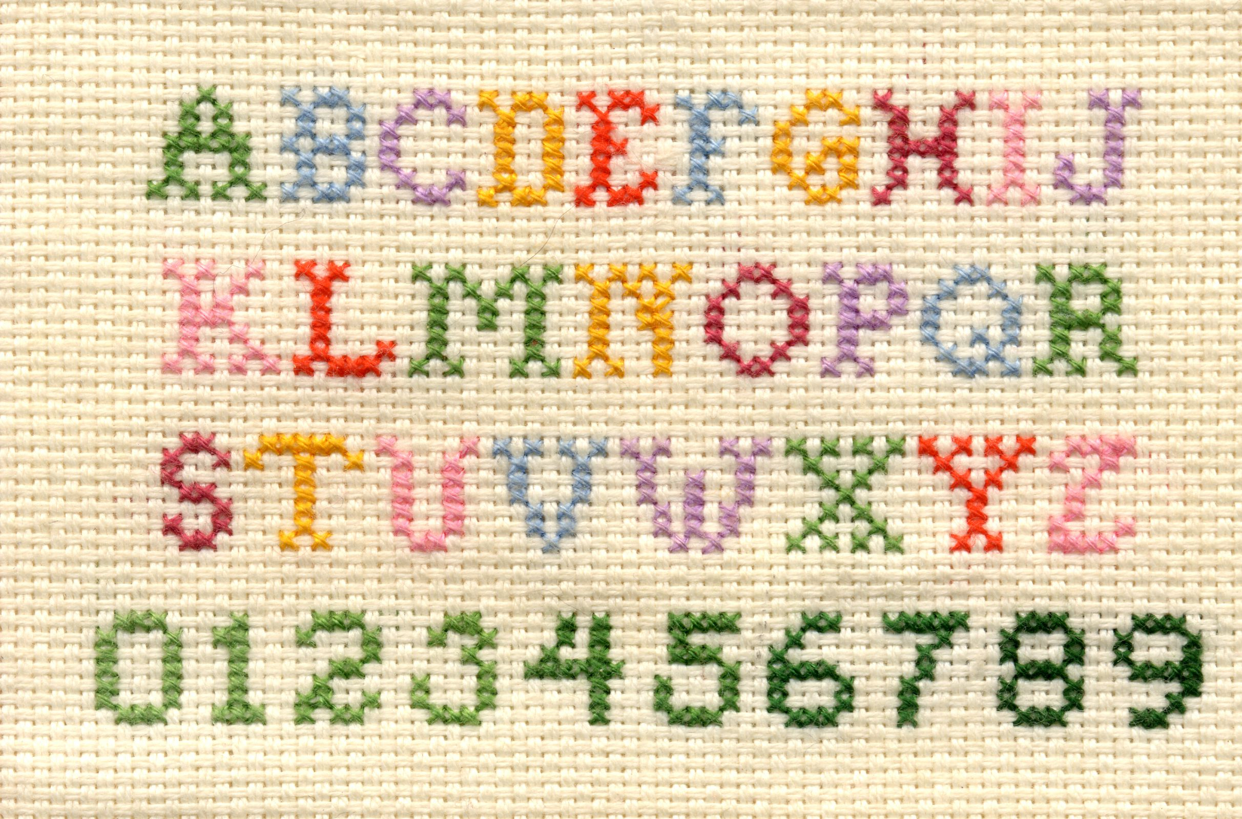 Cross Stitch Embroidery Patterns Free Alphabet Cross Stitch Patterns