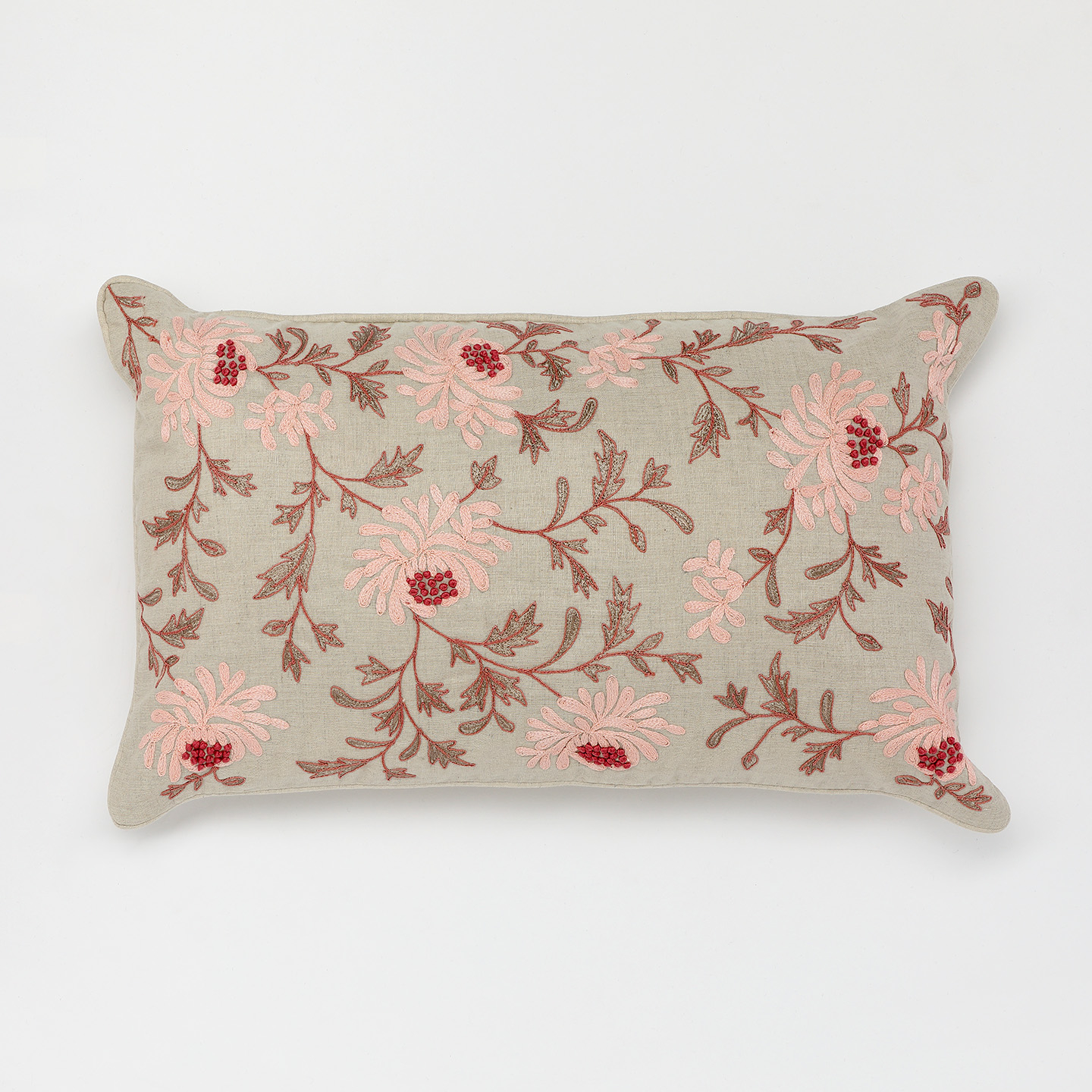 Cushion Cover Embroidery Patterns Blossom Embroidered Cushion Cover