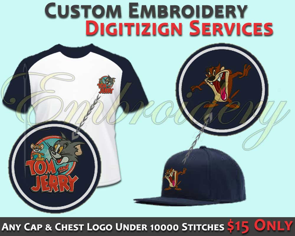 Custom Embroidery Patterns Custom Embroidery Digitizing Services Embroidery Services Custom Logo Digitizing Service Embroidery Patterns Needle Embroidery
