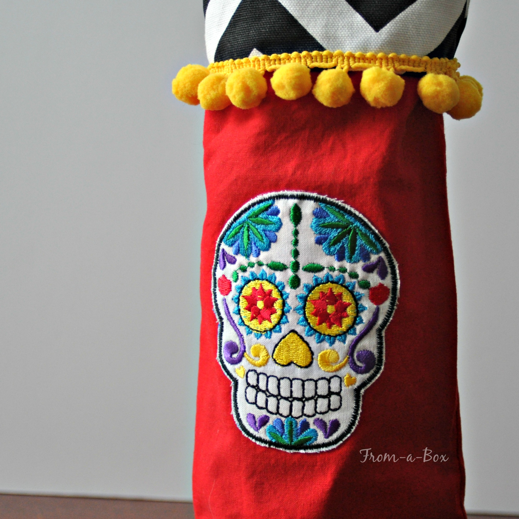 Day Of The Dead Embroidery Patterns Dayofthedead From A Box