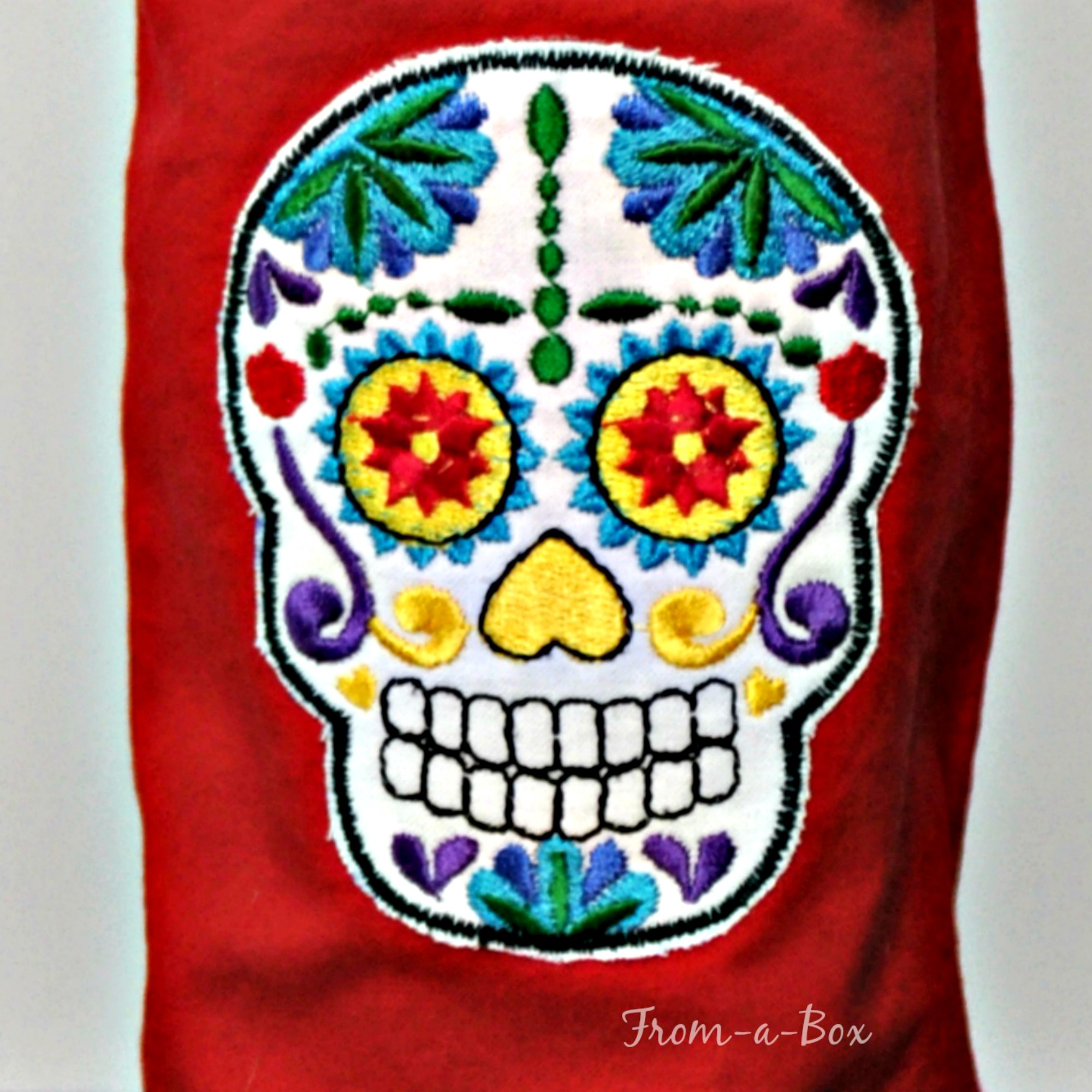 Day Of The Dead Embroidery Patterns Dayofthedead From A Box